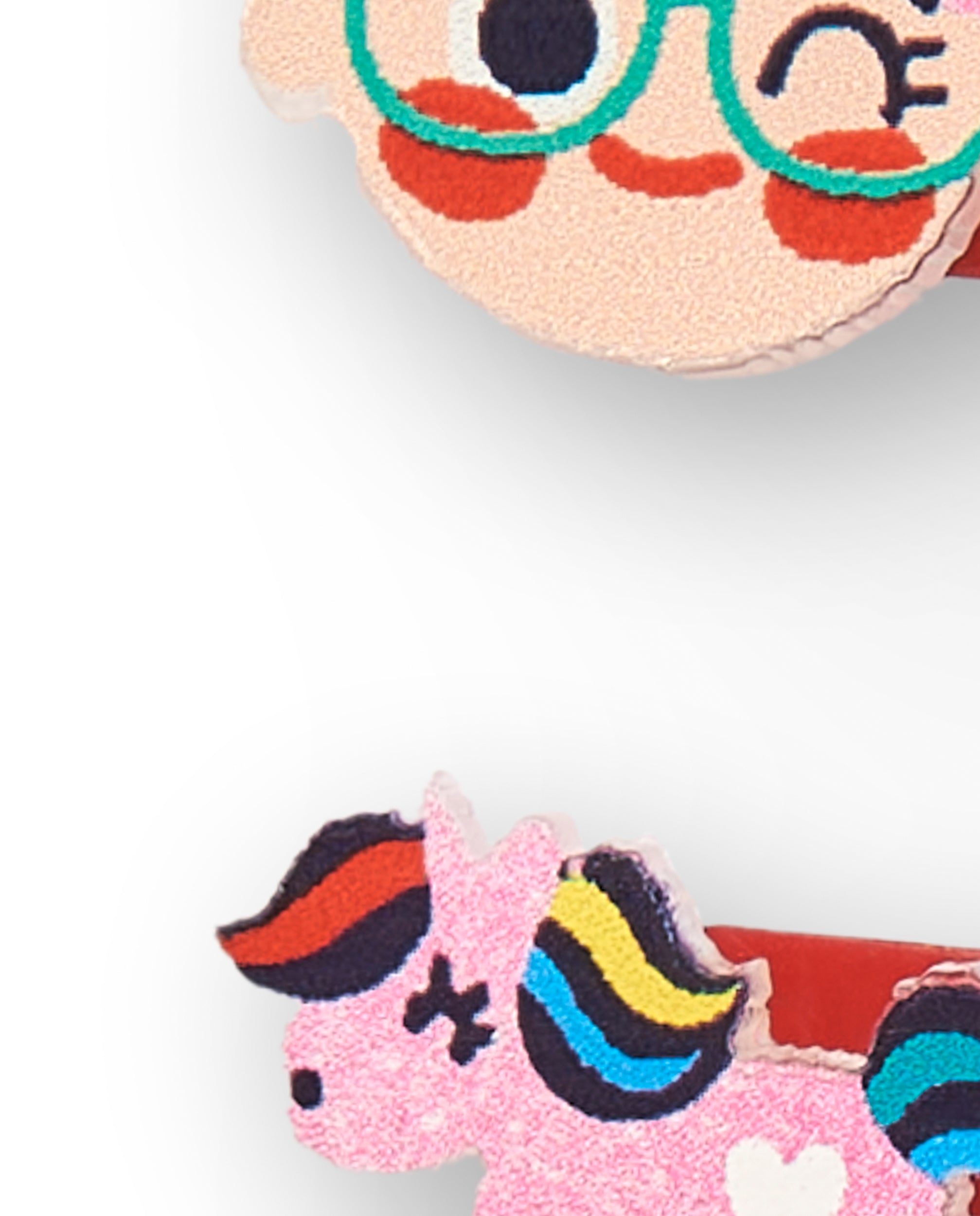 Clips con diseño de personaje y pony para niña colección Big