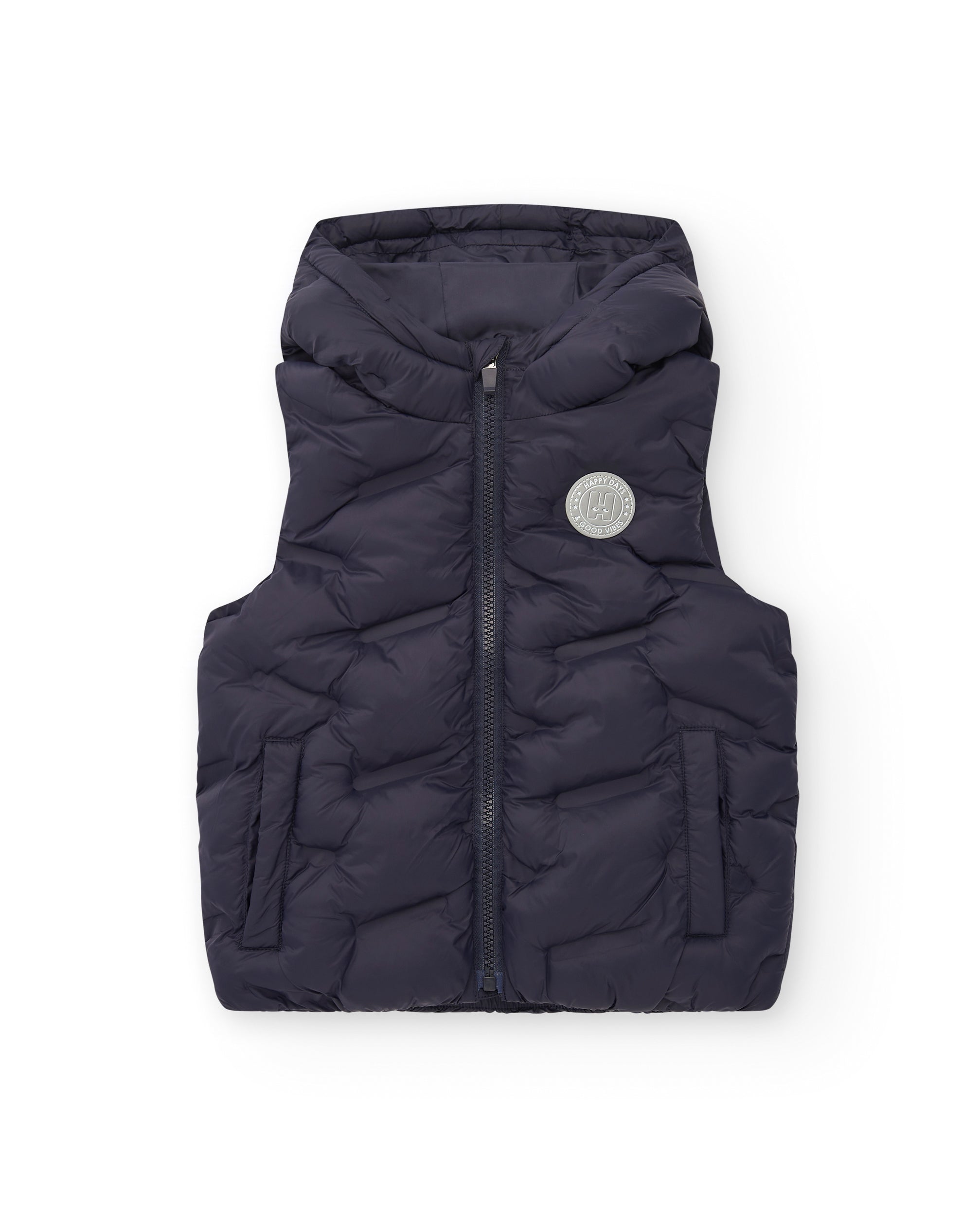 Chaleco acolchado azul marino para niño colección Pet Friendly