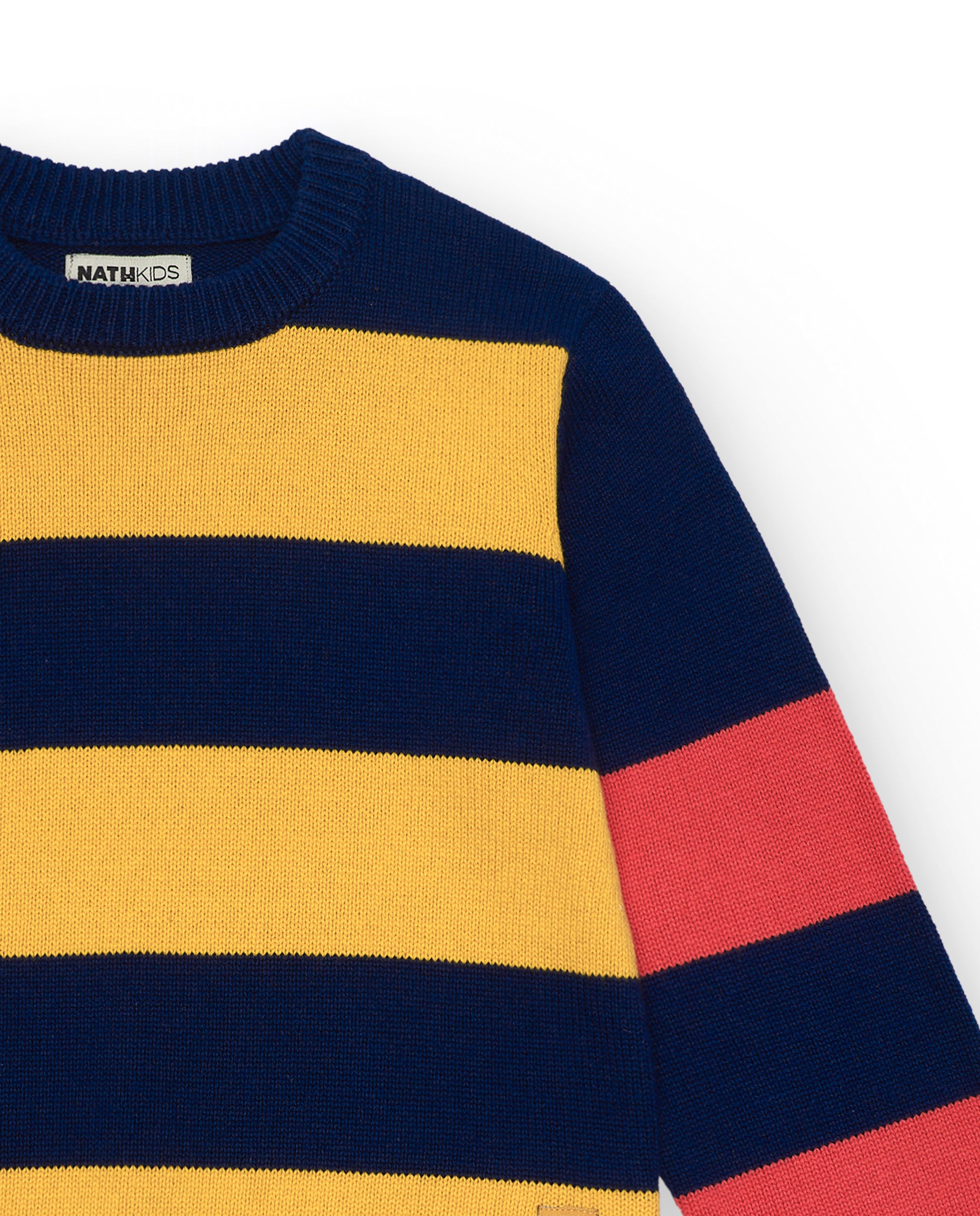 Jersey de rayas en colores vibrantes para niño de la colección