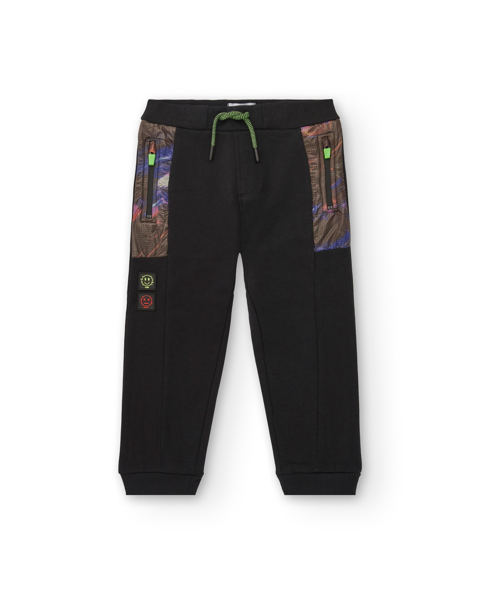Pantalón jogger en negro para niño colección Intergalactic Fun