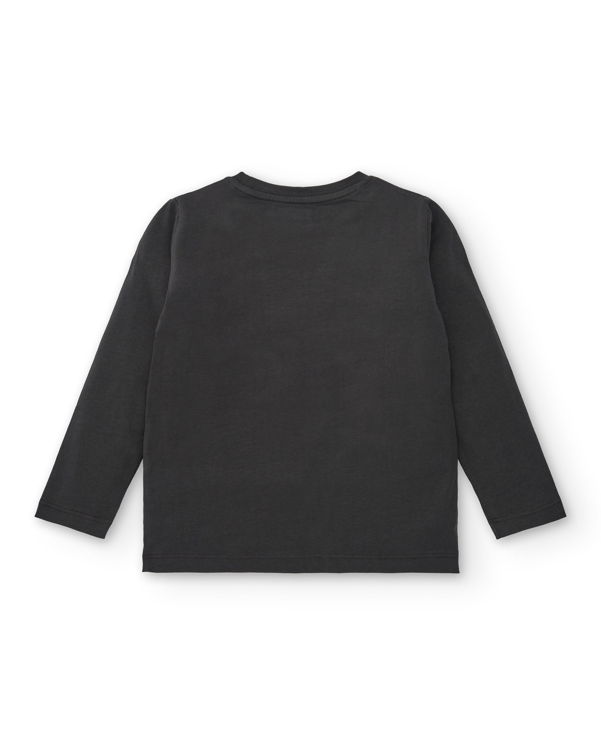 Camiseta gris oscuro con mensaje "Follow the Beat" para niño de
