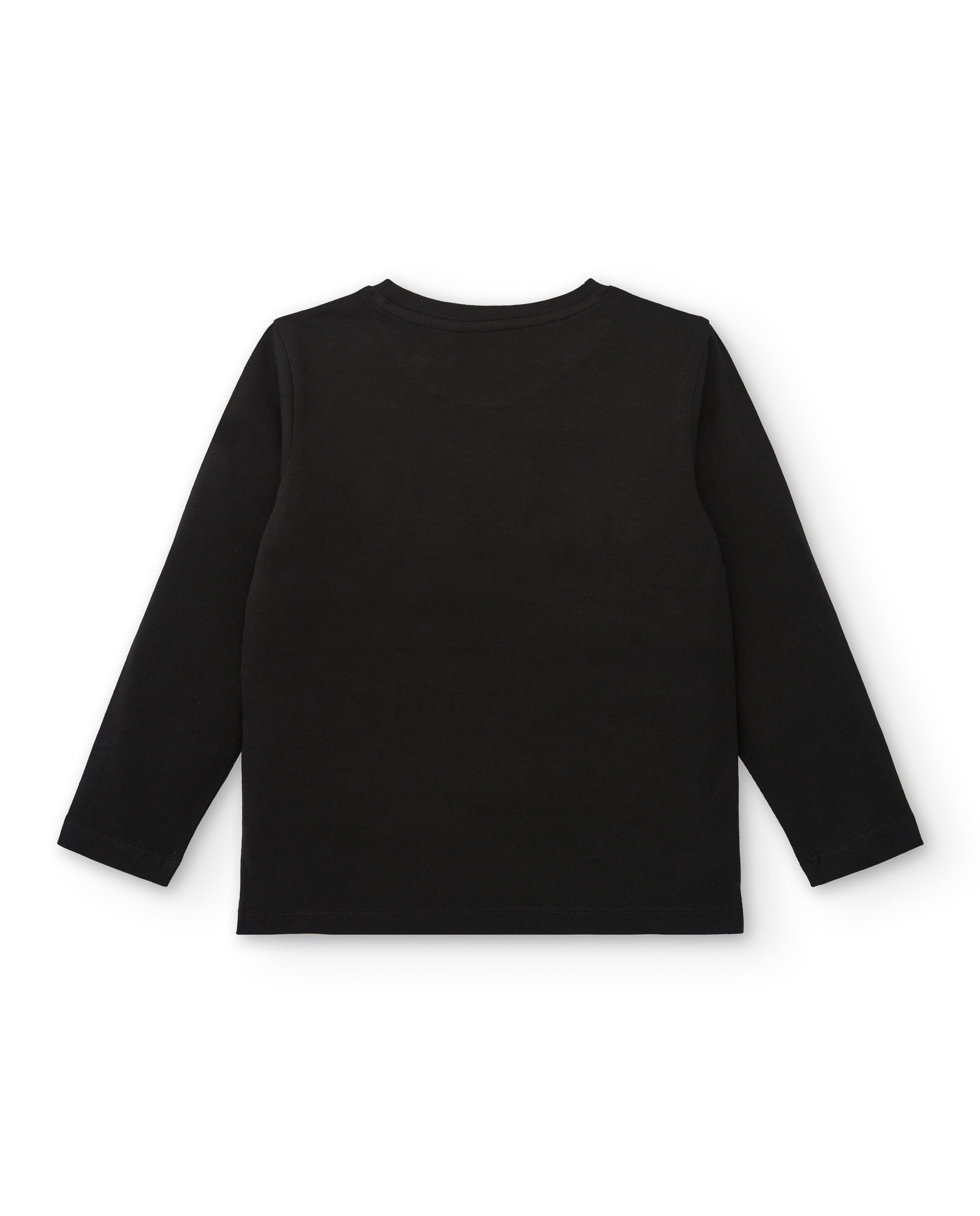 Camiseta negra estampada para niño de la colección Dark Rider