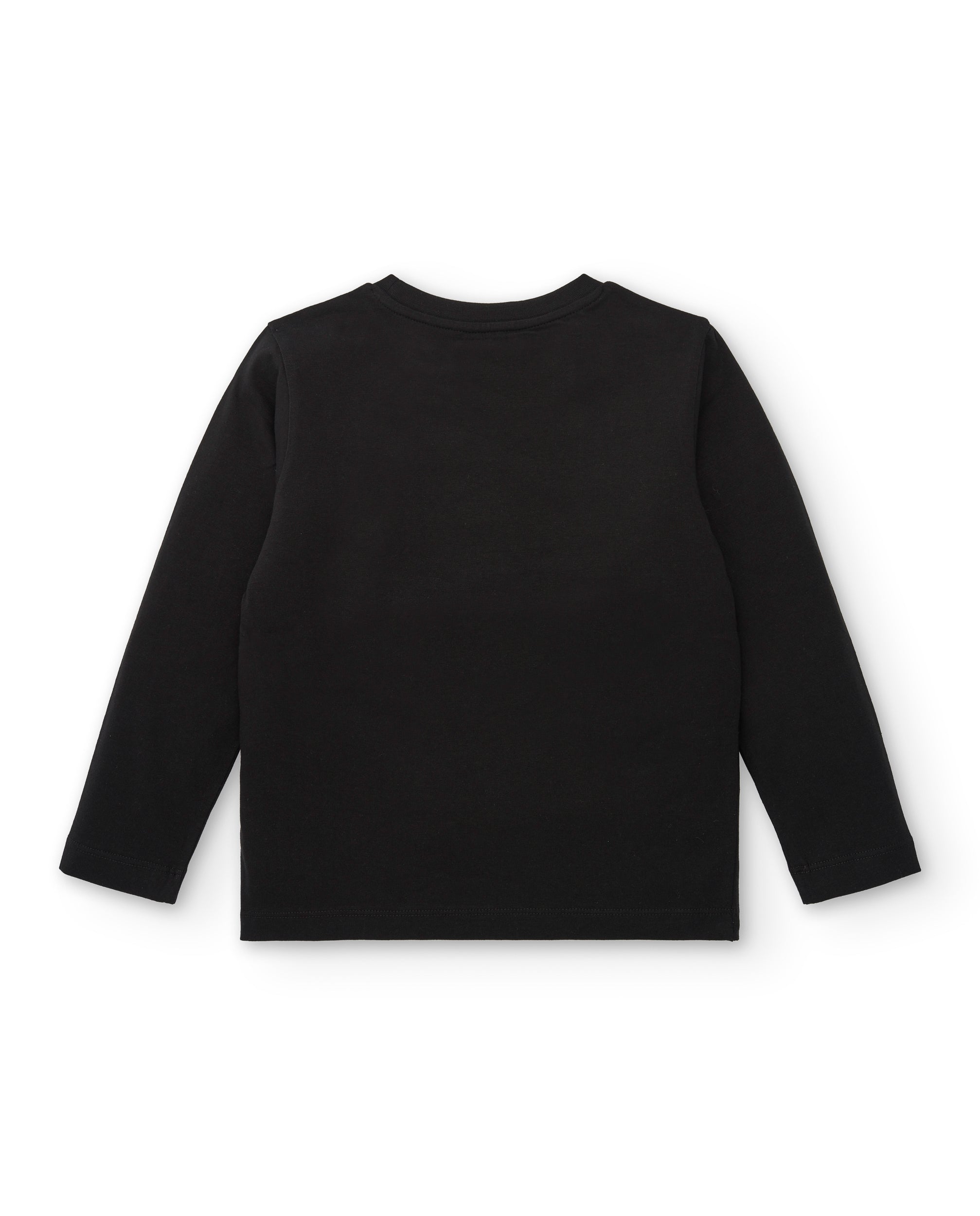Camiseta negra con estampado "Snowmobile Crossing" para niño de