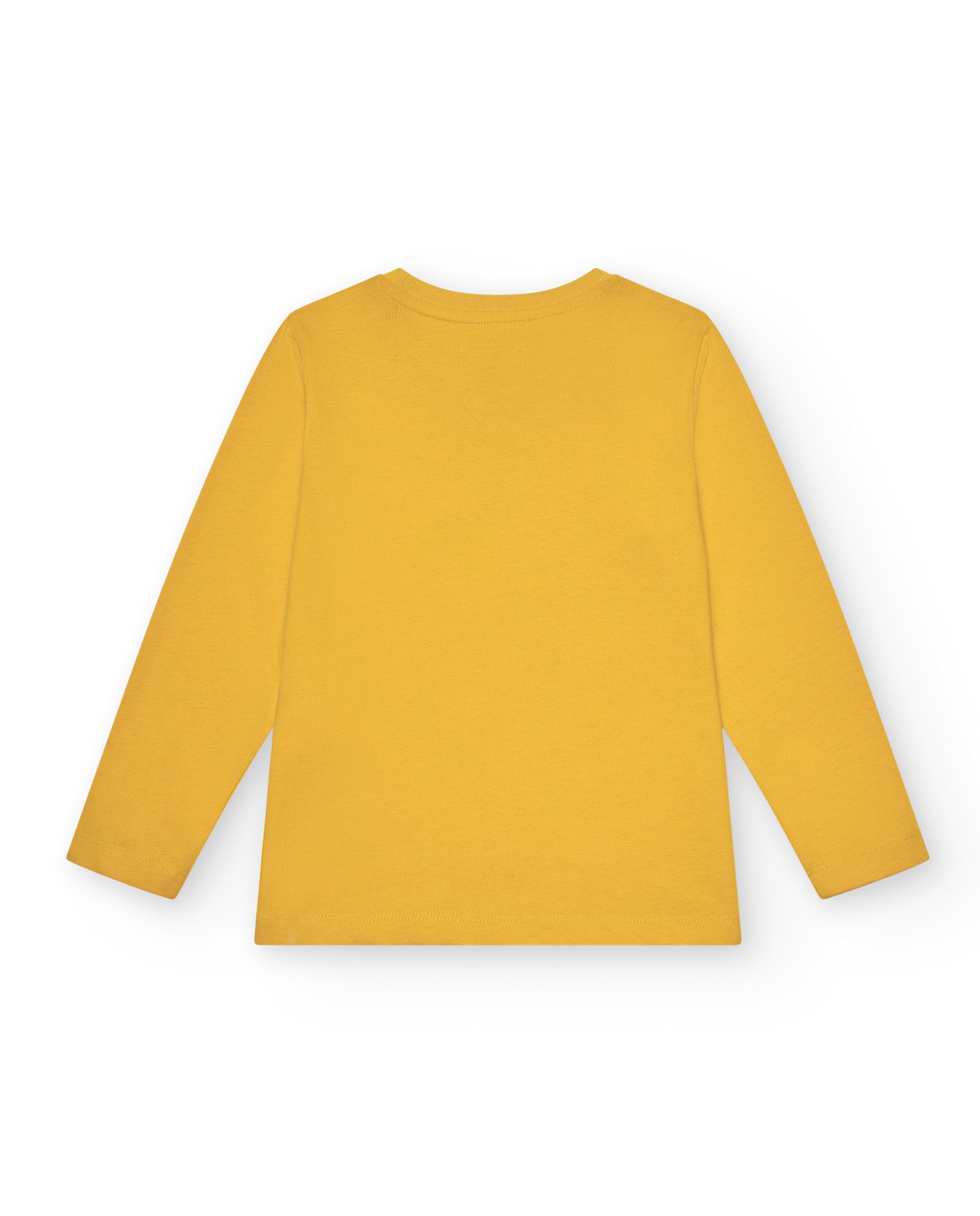 Camiseta amarilla con estampado de furgoneta para niño de la