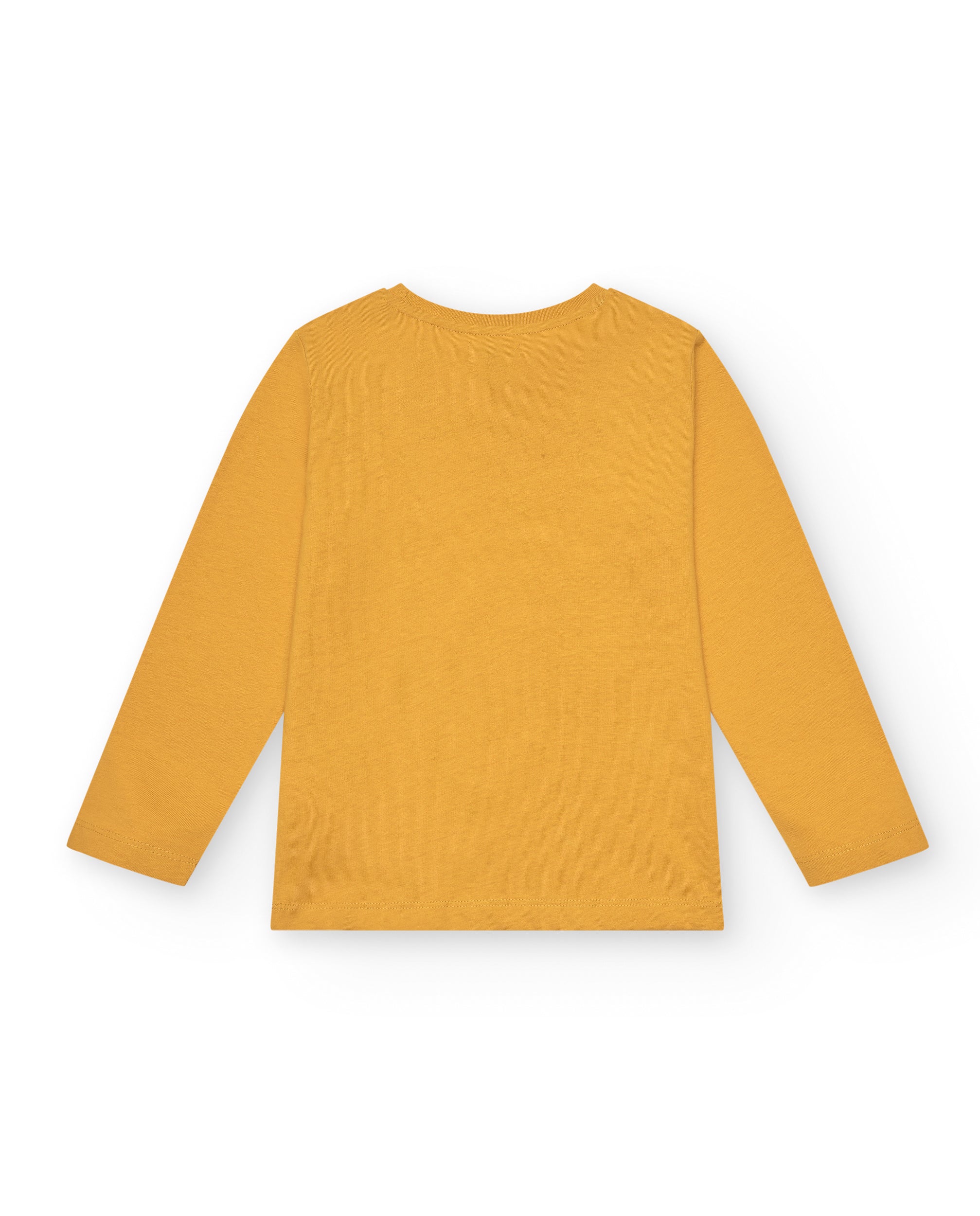 Camiseta amarilla de manga larga para niño con estampado Enjoy