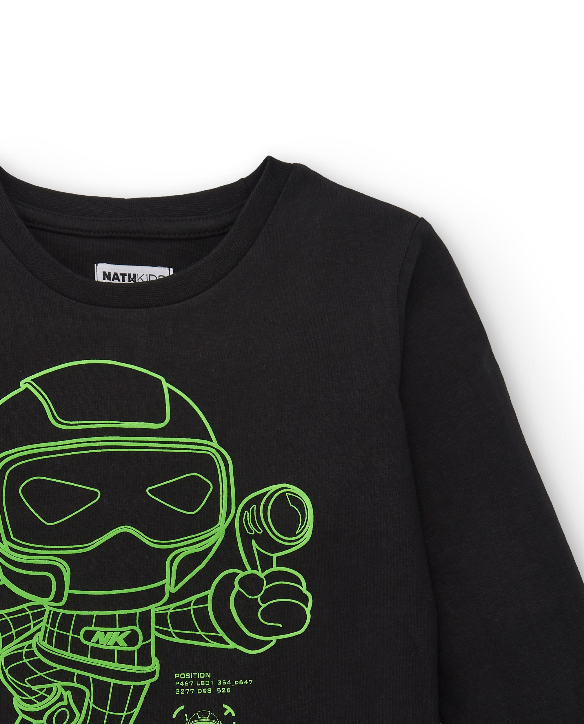 Camiseta de manga larga para niño de la colección Intergalactic