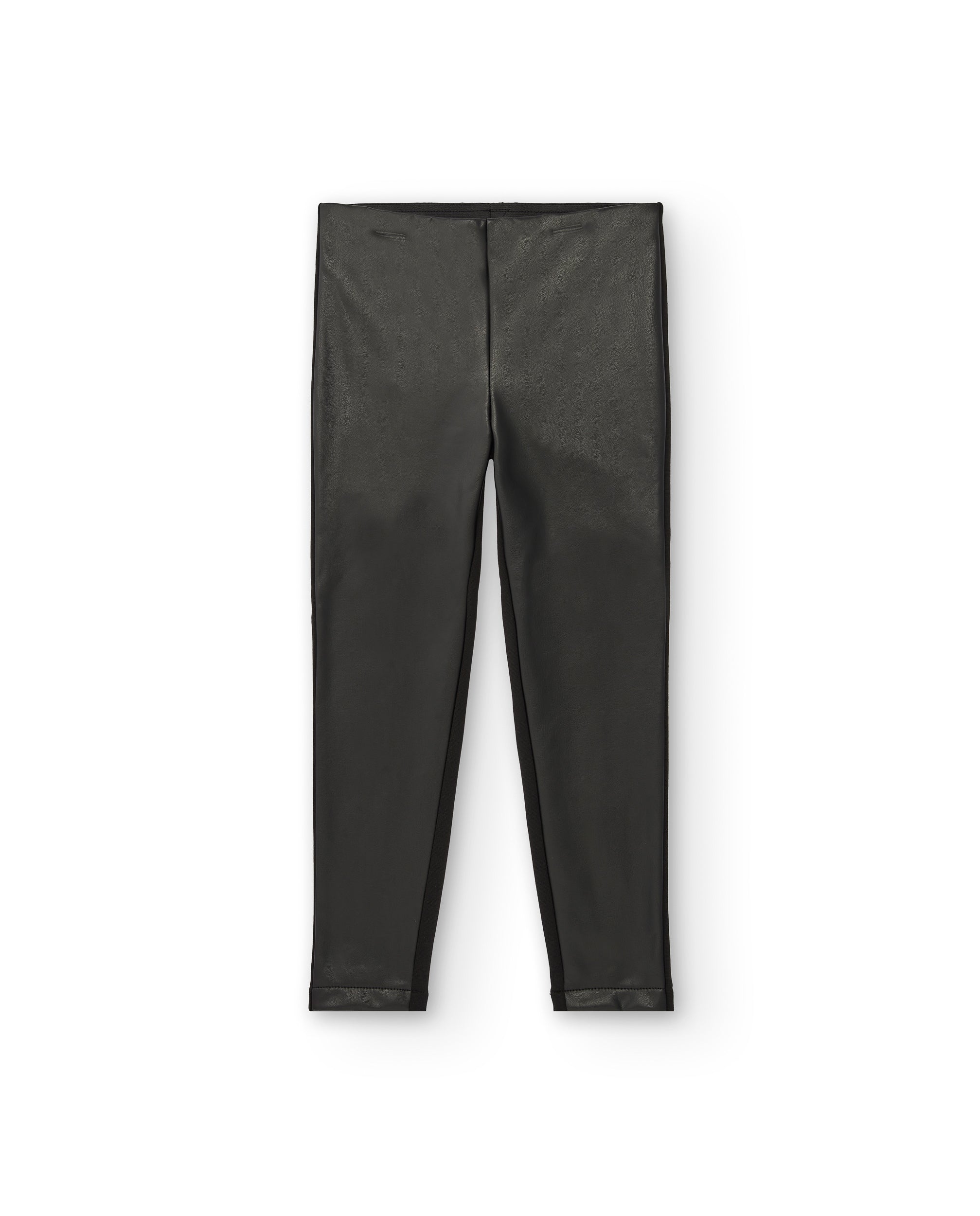 Leggings de polipiel negra para niña de la colección Dive into
