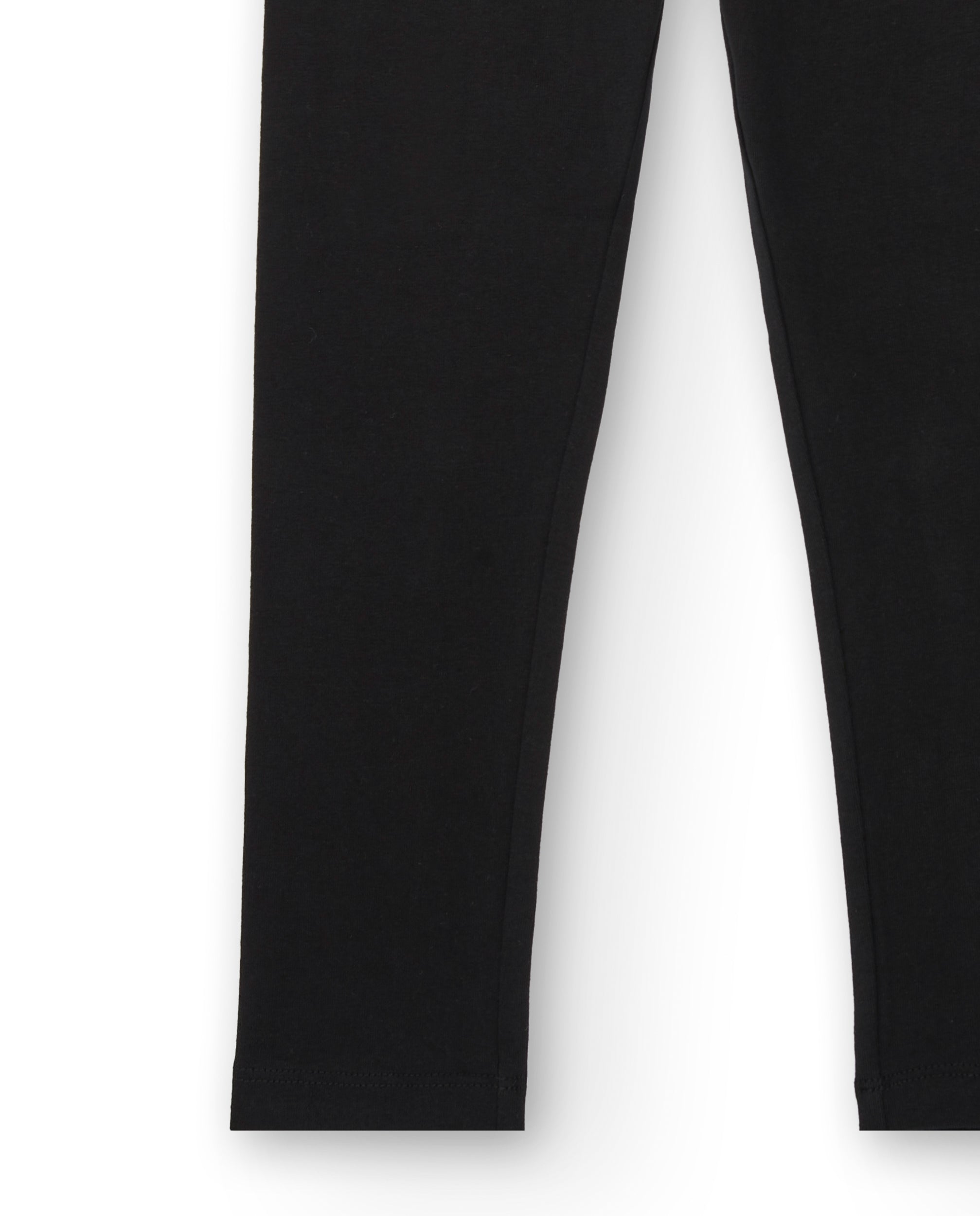 Leggings niña en negro con cintura elástica colección Basics
