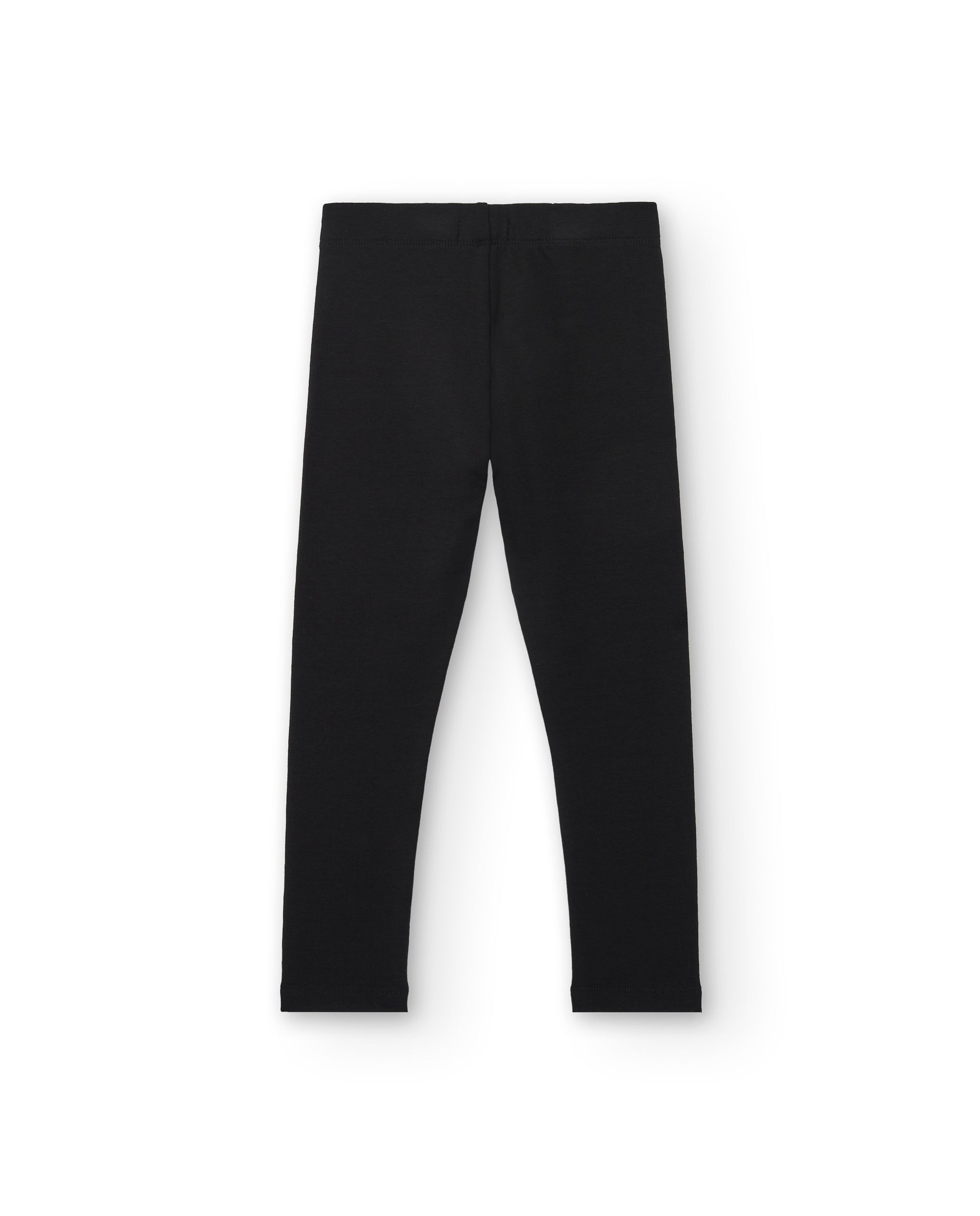 Leggings niña en negro con detalles de botones colección Basics