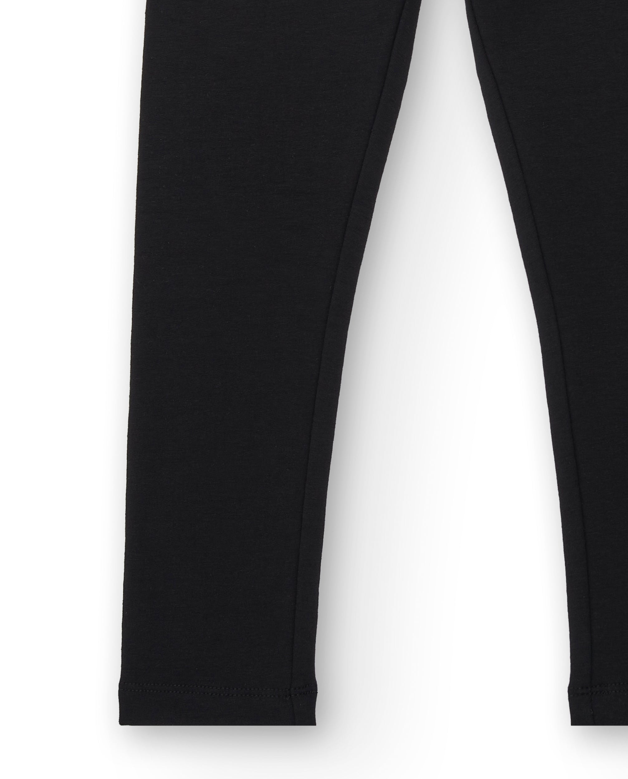 Leggings niña en negro con detalles de botones colección Basics
