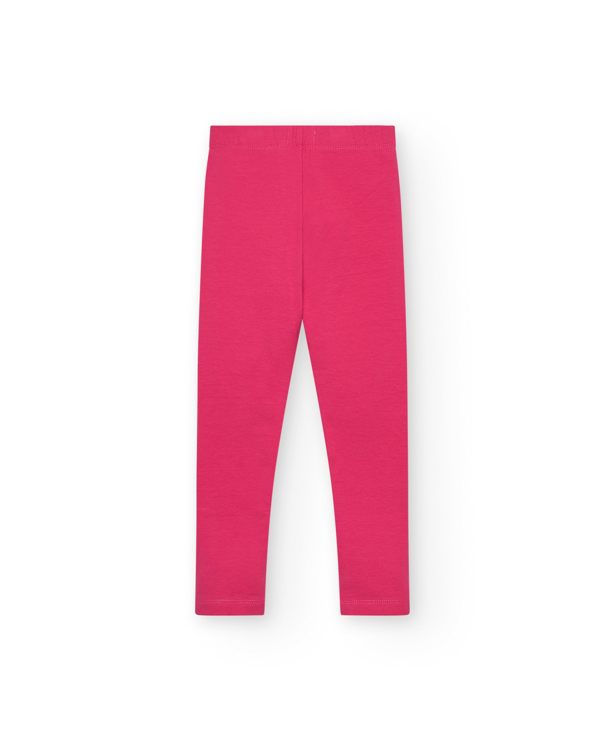 Leggings niña en color fucsia con detalles de botones colección