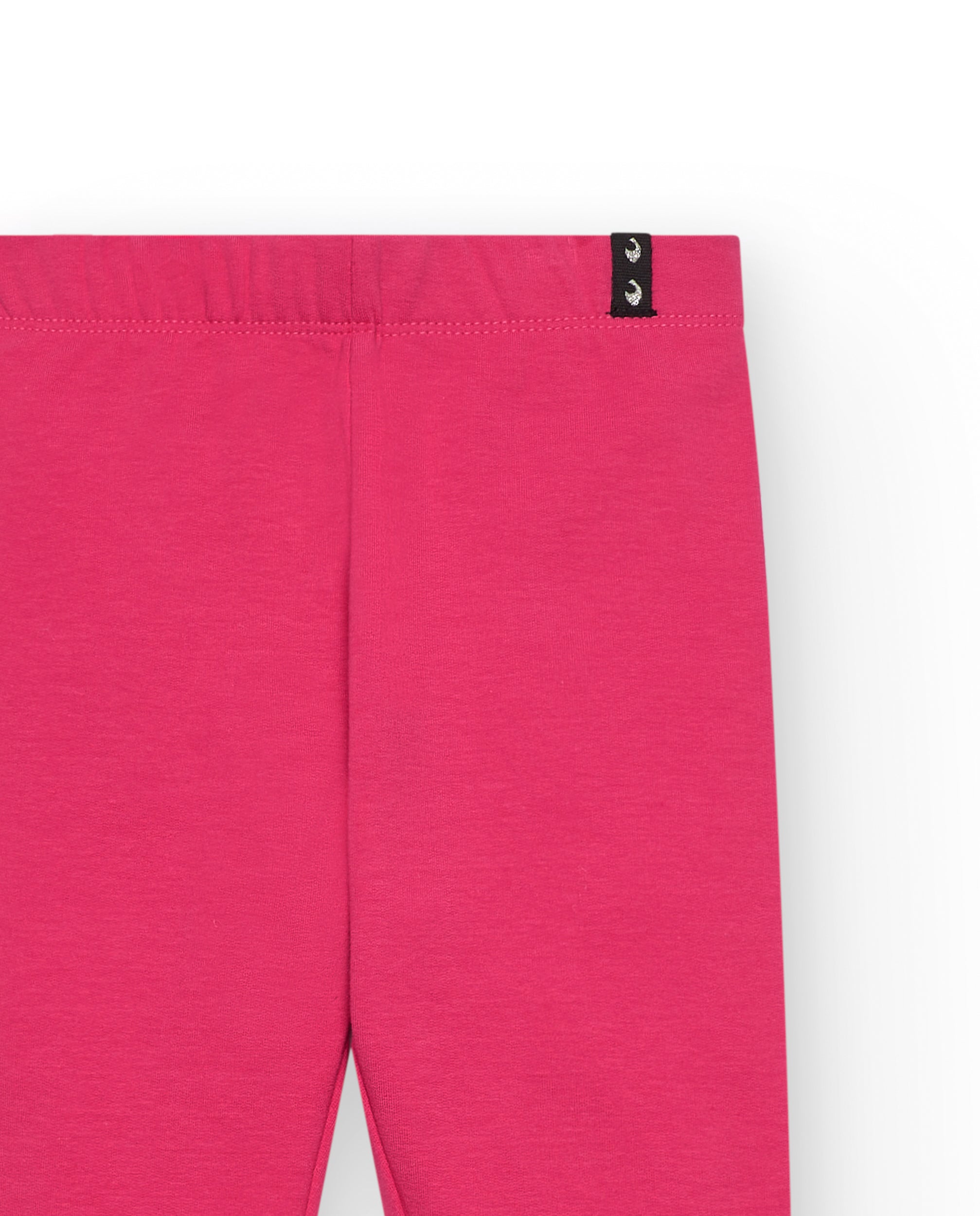 Leggings niña en color fucsia con detalles de botones colección