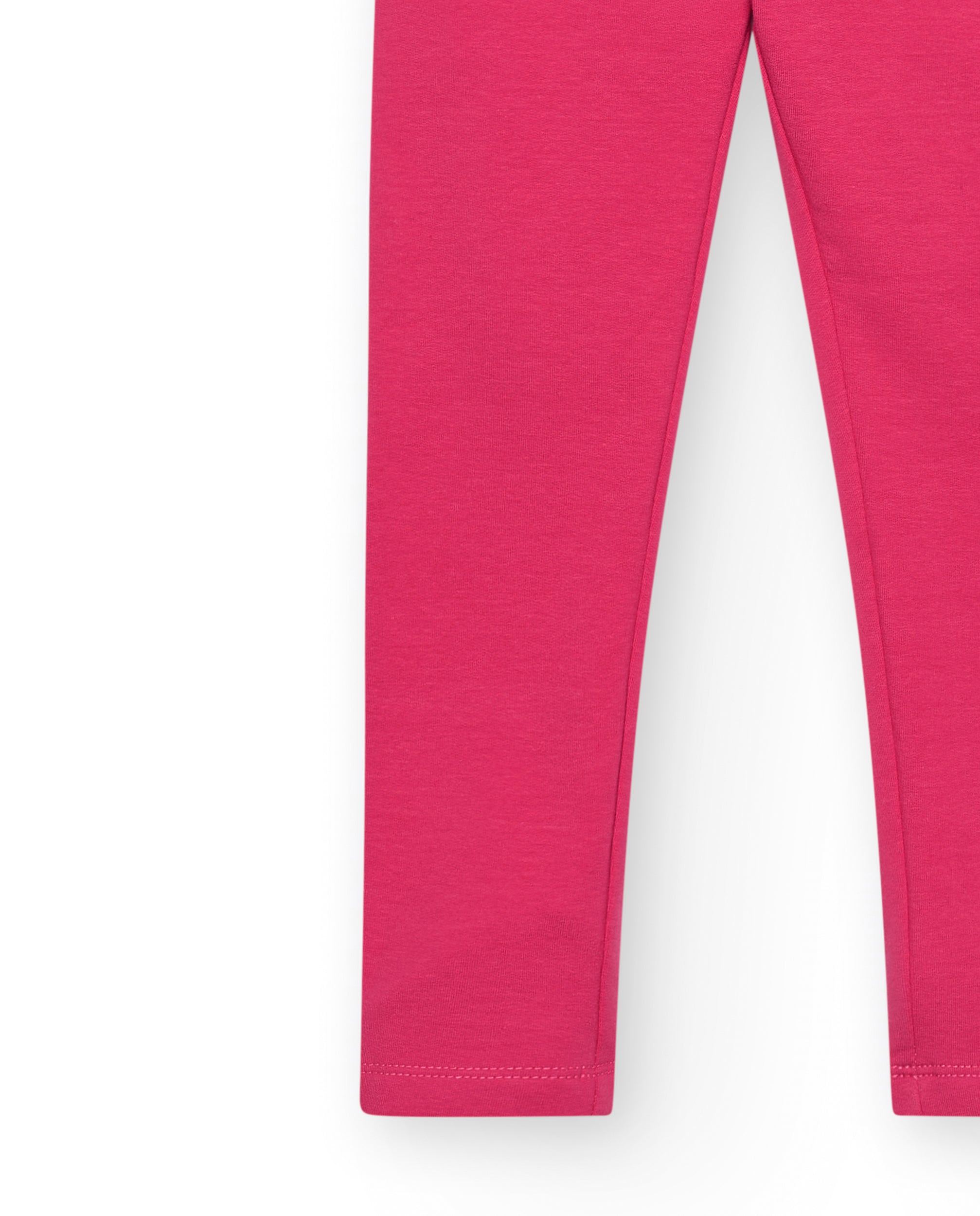 Leggings niña en color fucsia con detalles de botones colección