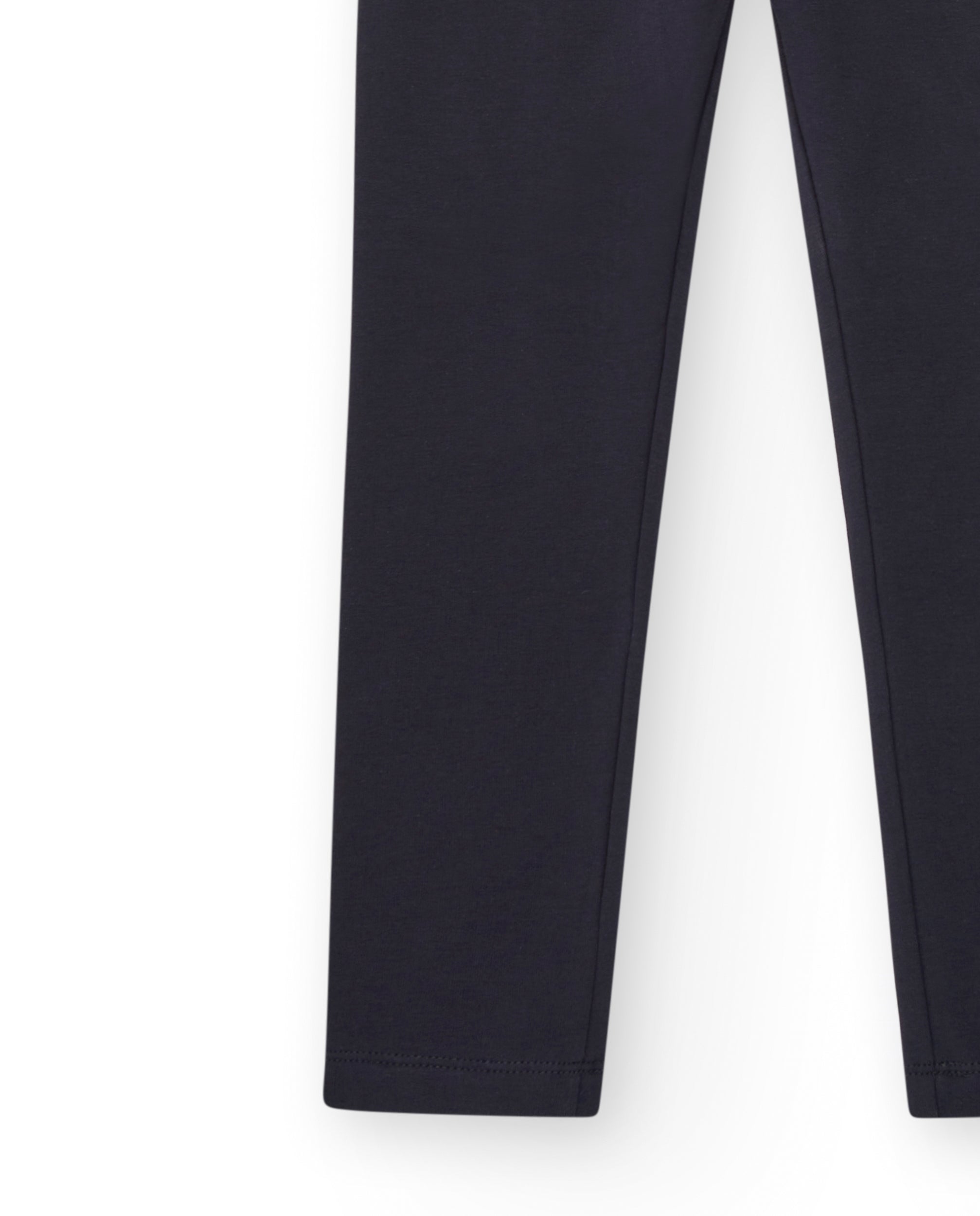 Leggings niña en azul marino con detalles de botones colección