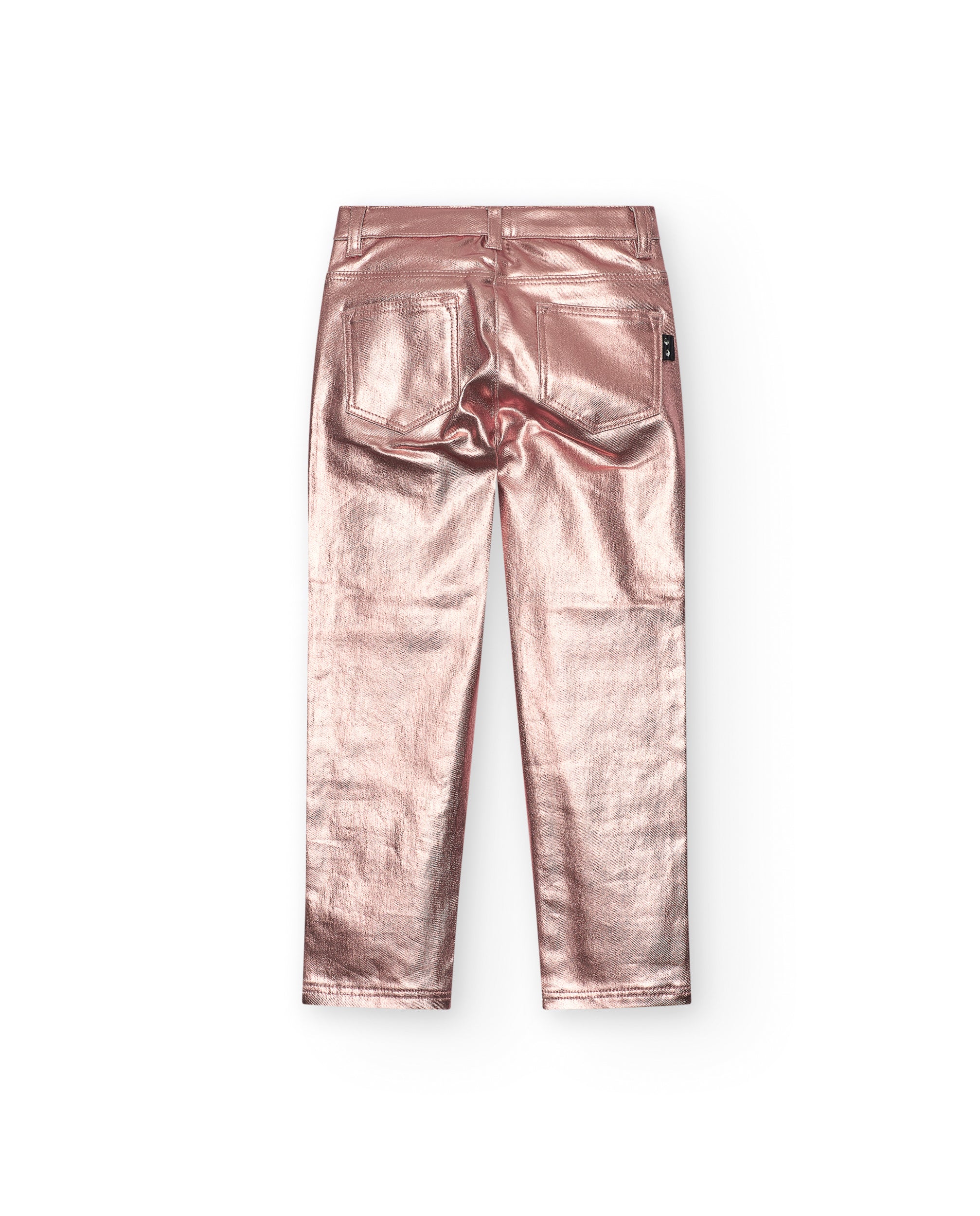 Pantalones metalizados en rosa para niña colección Galactic