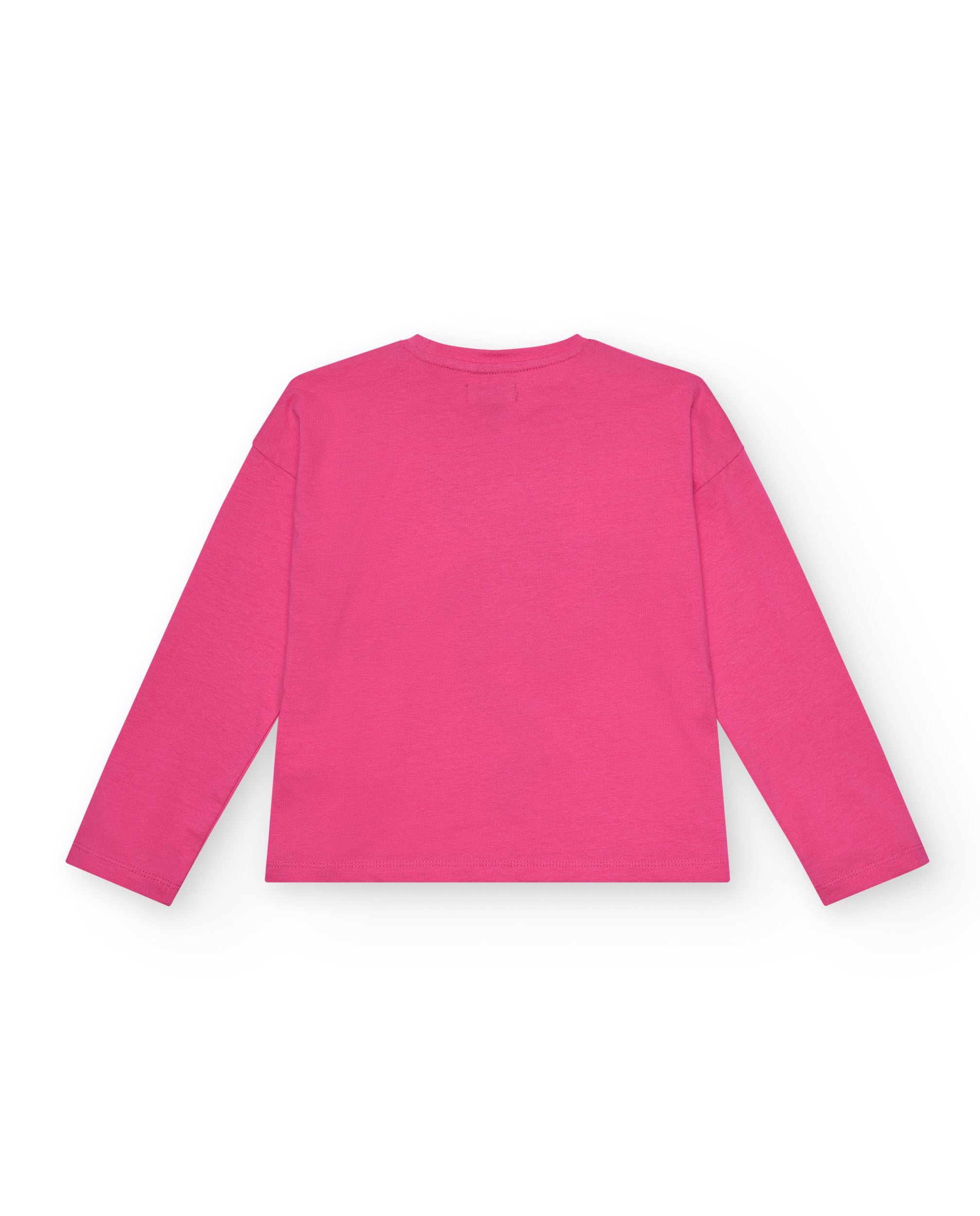 Camiseta rosa con lazo negro para niña colección Magic Poetry