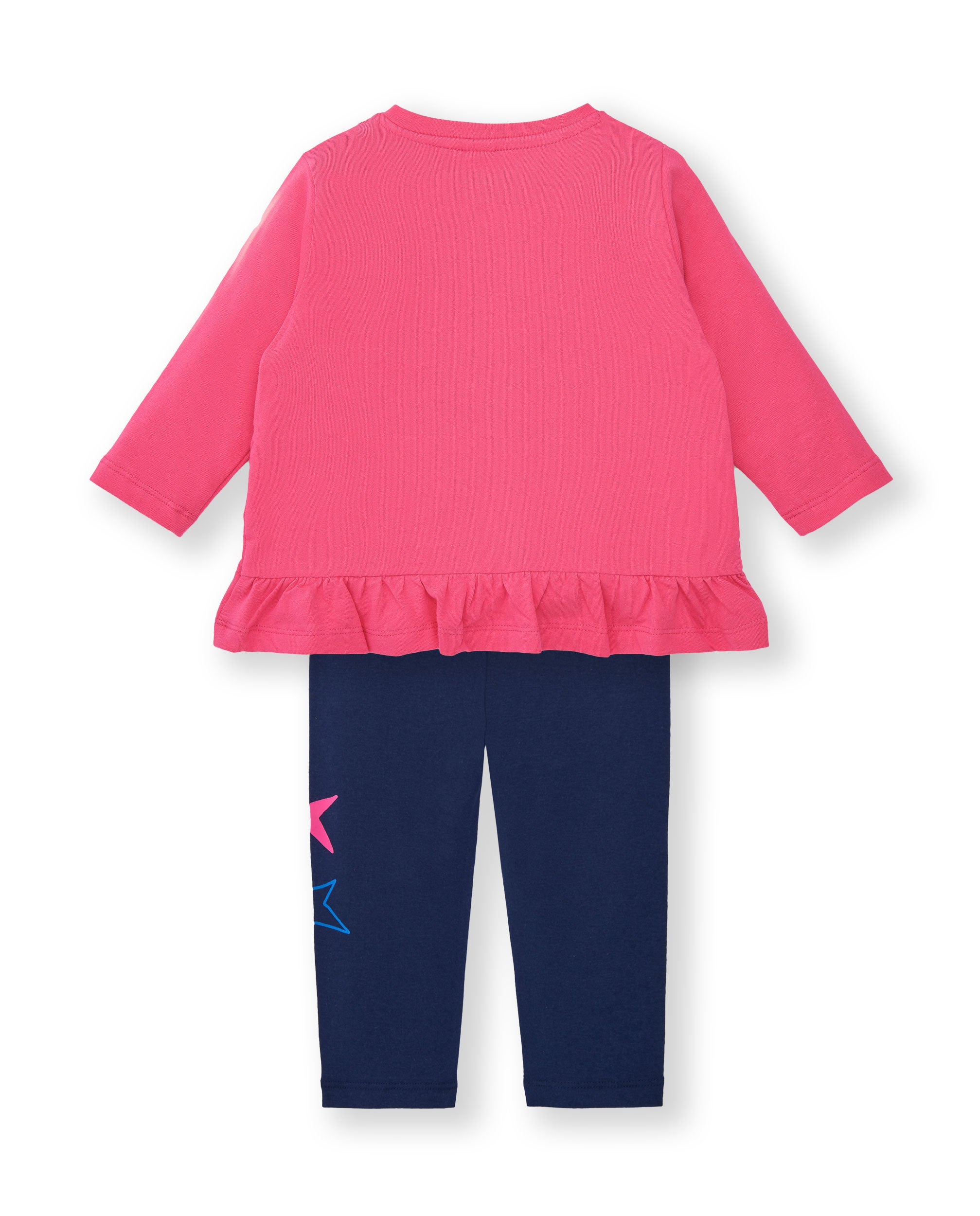 Conjunto niña en rosa con estrellas colección amazing