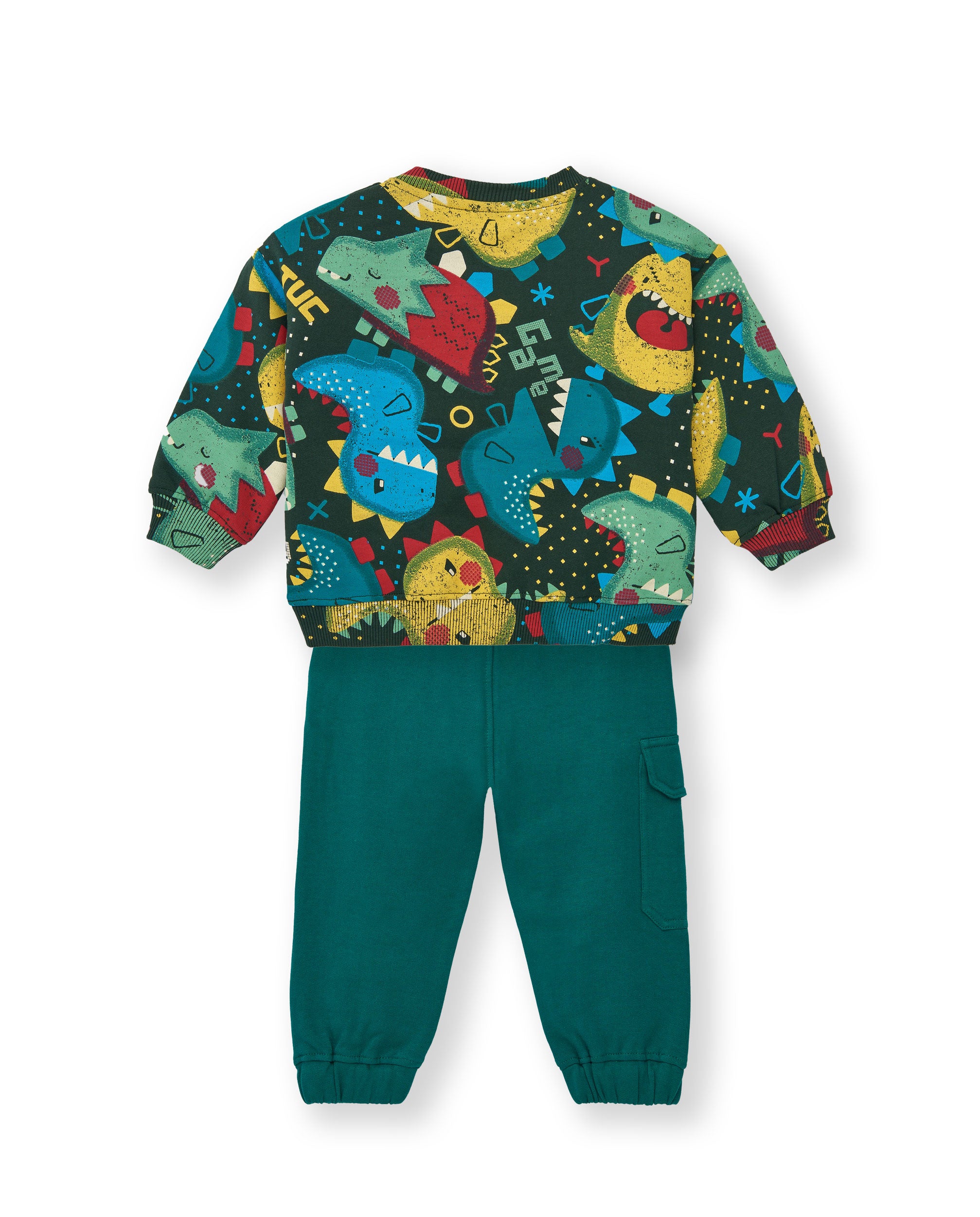 Conjunto de sudadera y pantalones jogger para niño con