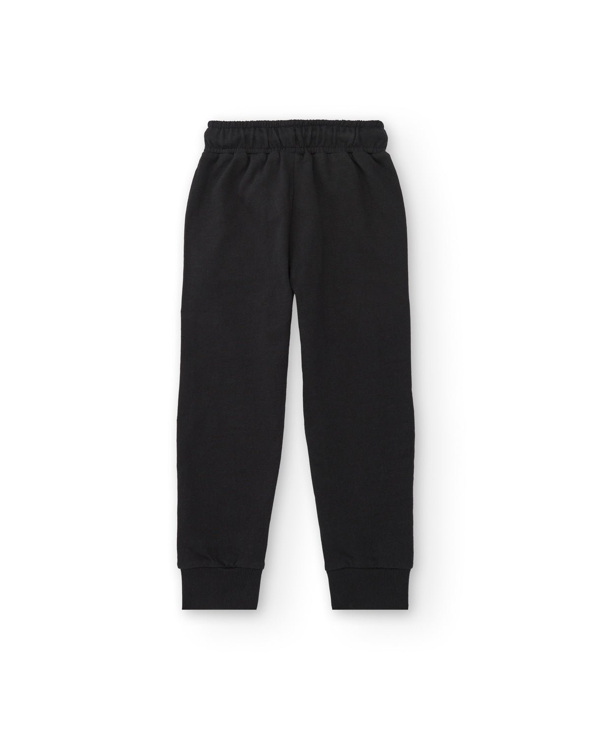Pantalón largo para niño en negro con estampado skater