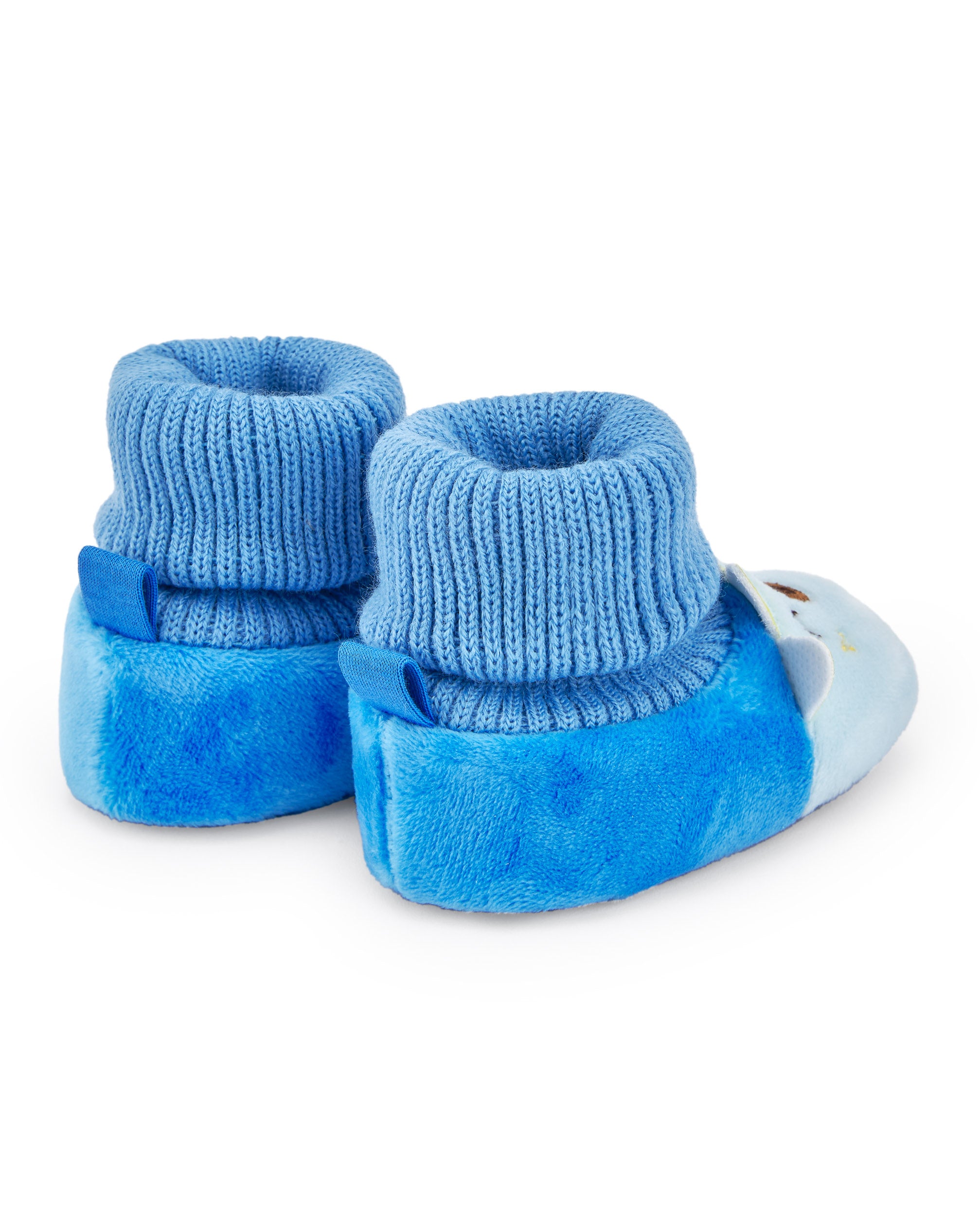 Botitas niño en azul con detalles de personaje colección