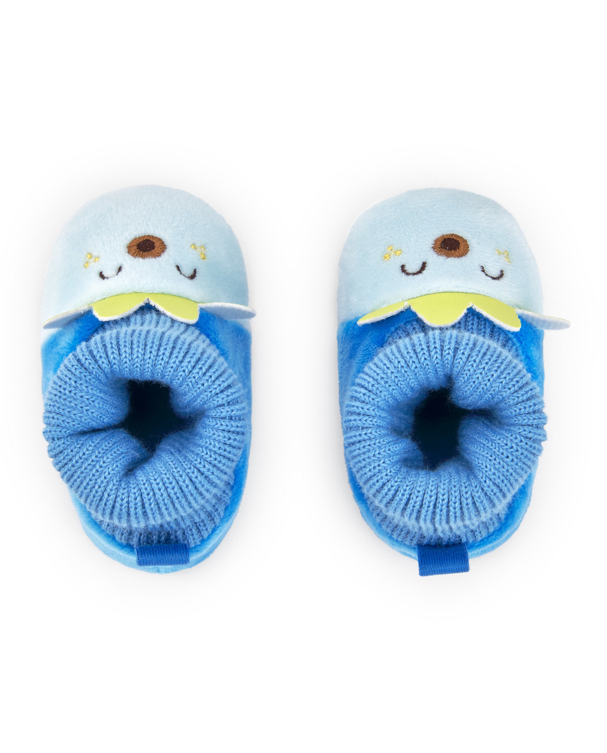 Botitas niño en azul con detalles de personaje colección
