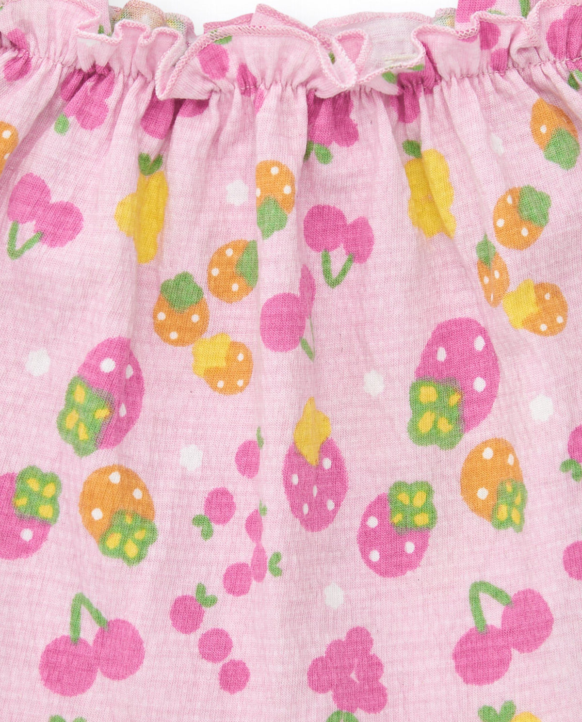 Conjunto para niña con camiseta de punto sin mangas estampada