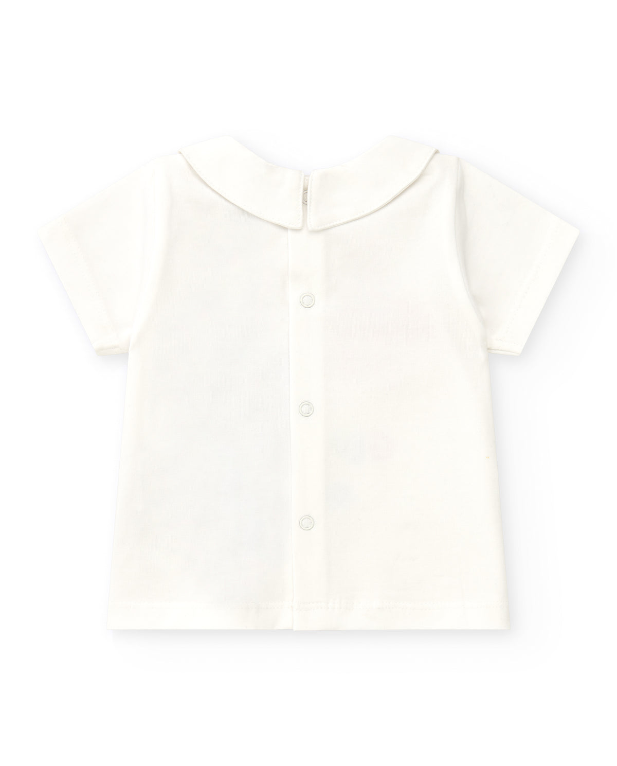 Conjunto para niño con camiseta blanca y shorts