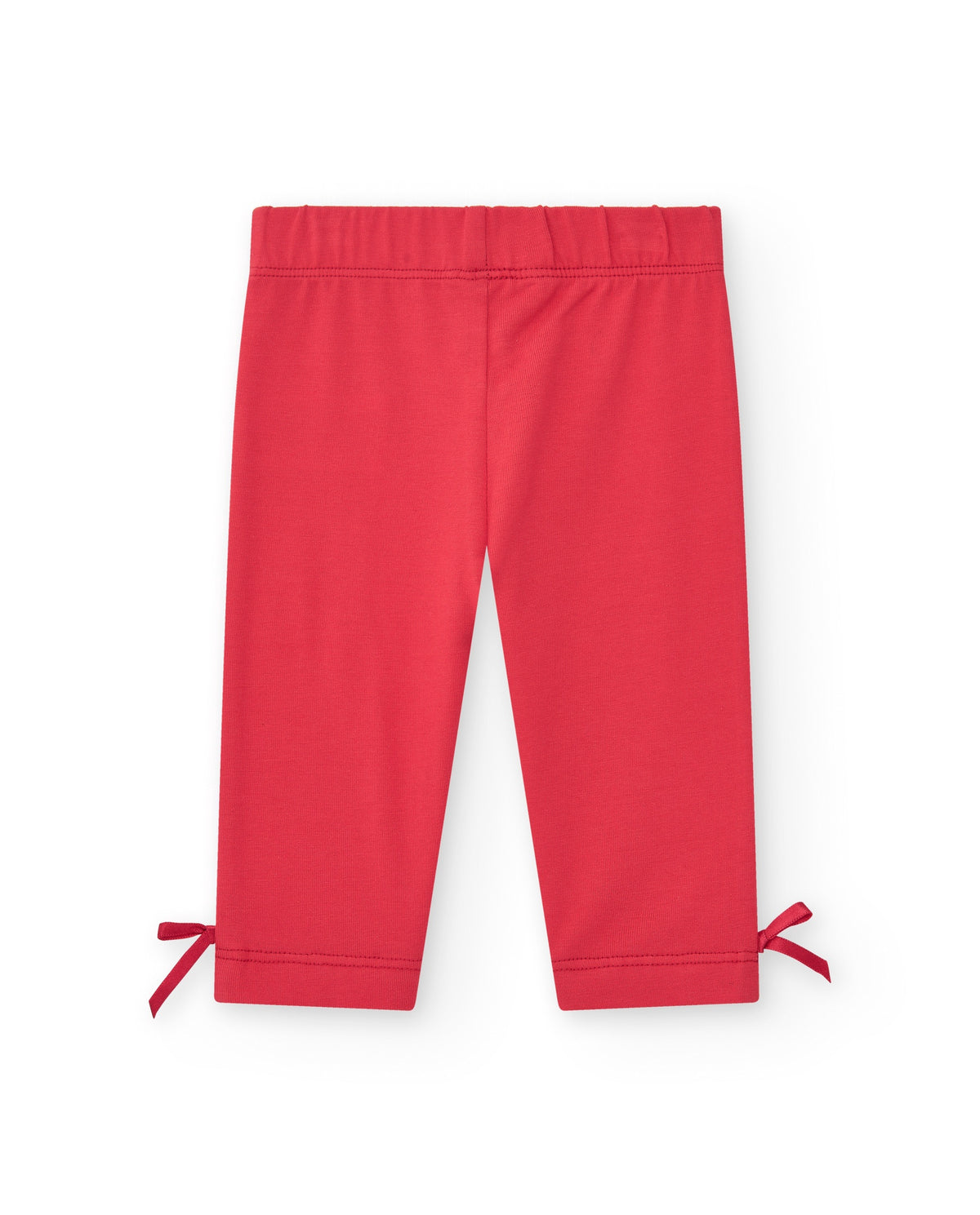 Conjunto para niña con camiseta de medusas, leggings rojos y