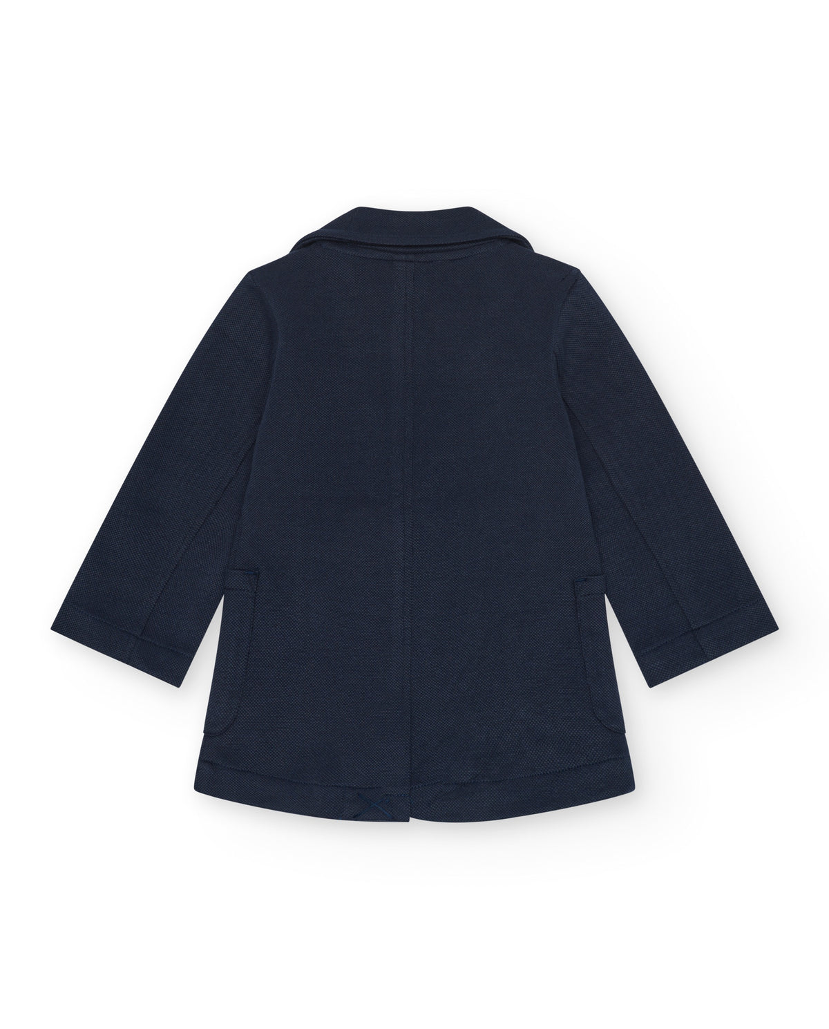 Blazer azul marino para niño con cierre de dos botones