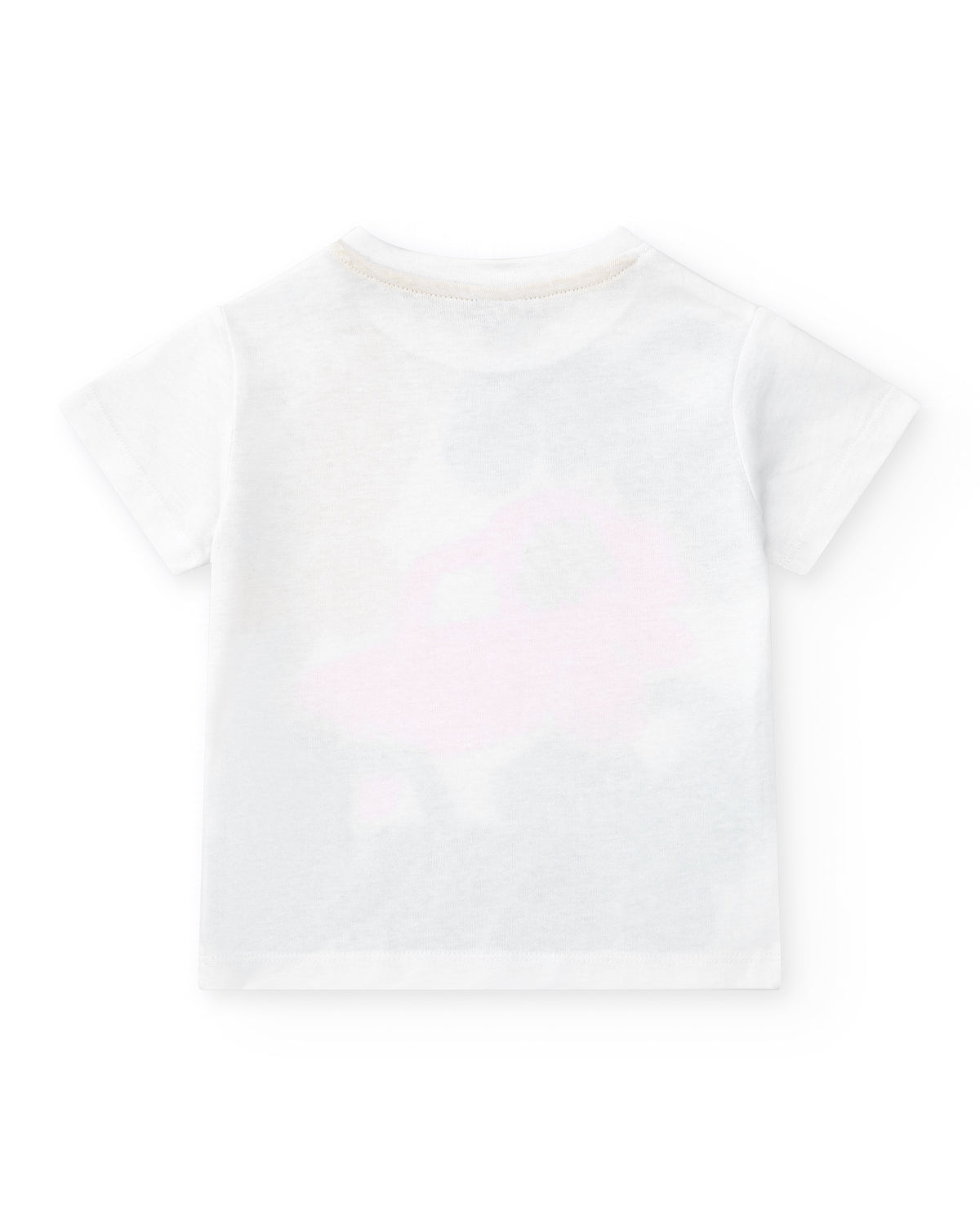 Conjunto para niño con camiseta de coches y bermuda amarilla