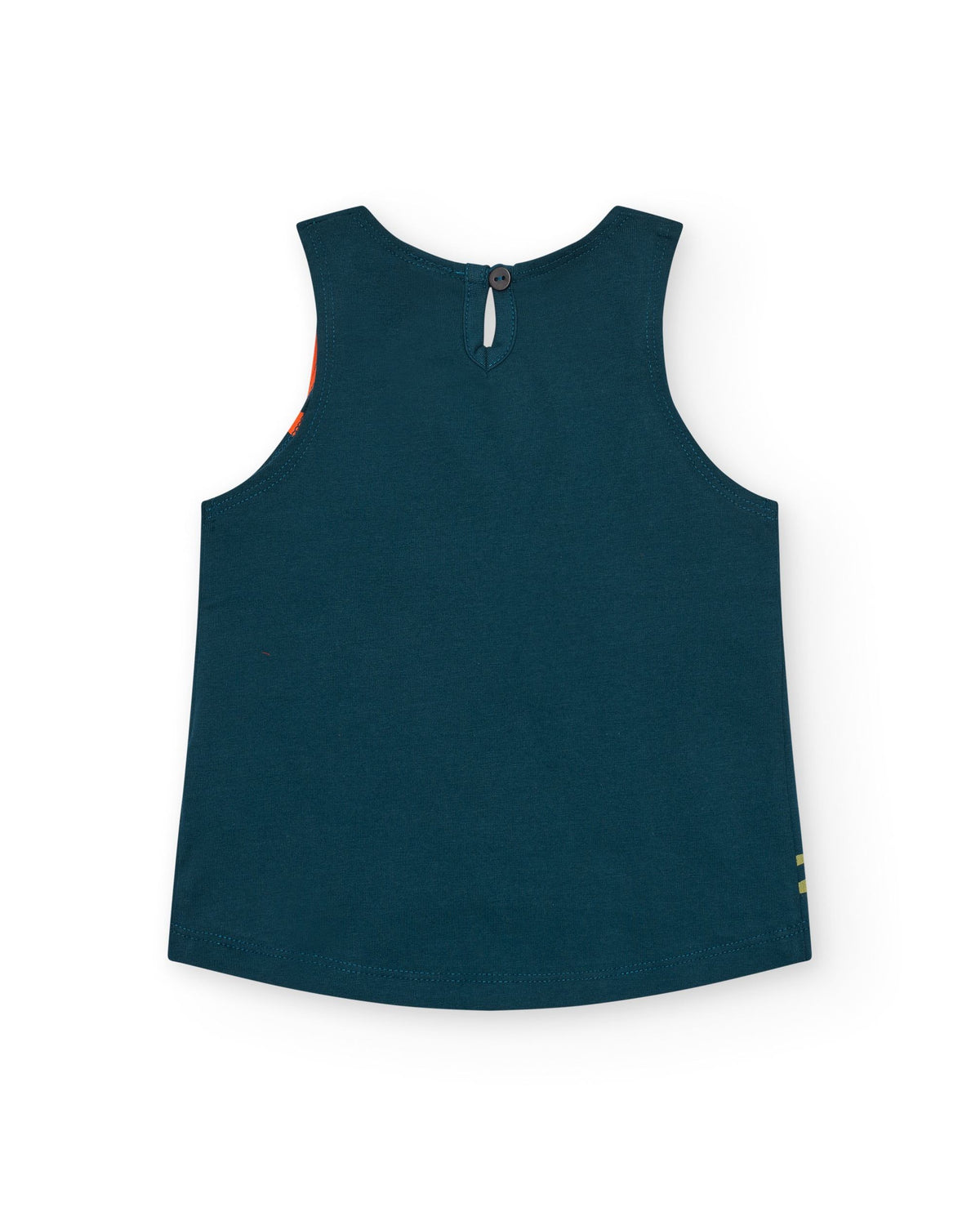 Conjunto para niña con camiseta de tirantes y leggings ciclistas