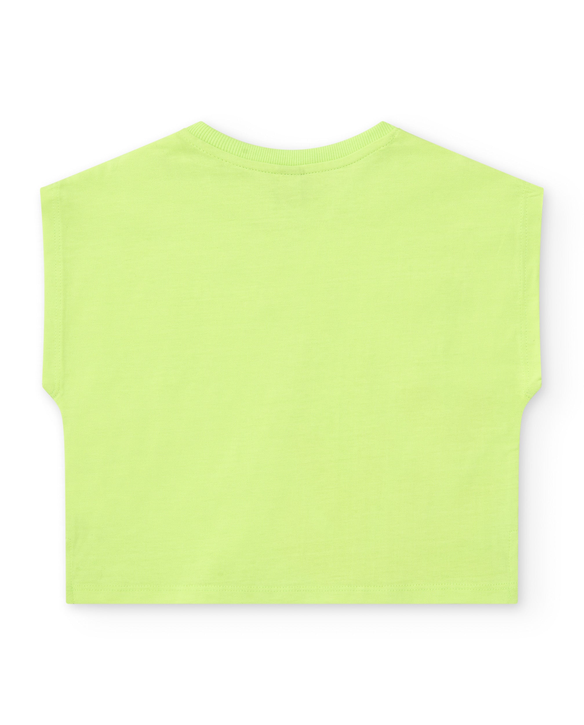 Camiseta para niño en verde con tiburón