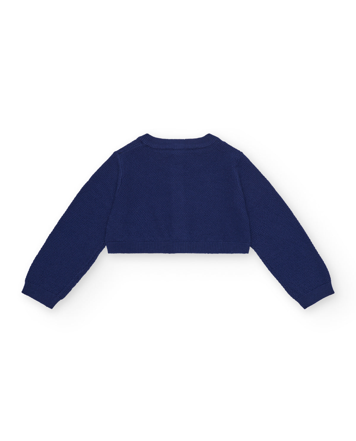 Chaqueta para niña en azul marino con botones de estrellas