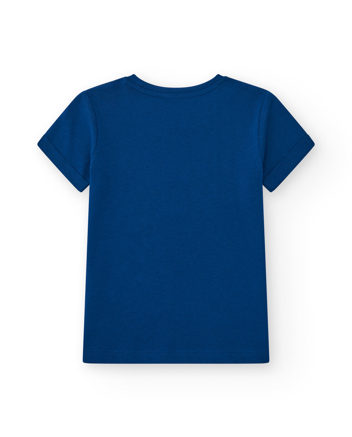 Camiseta para niño en azul con estampado