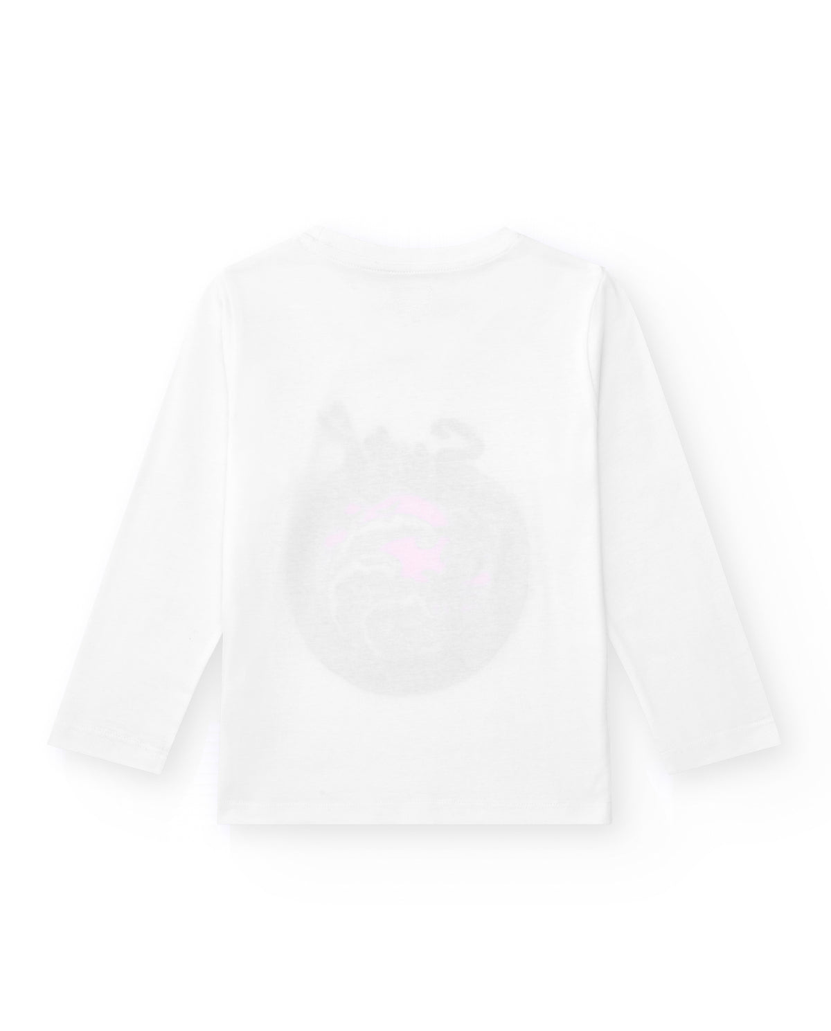 Camiseta para niño en blanco con estampado tropical