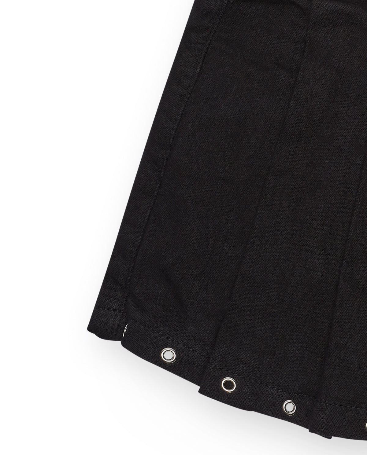 Falda-Pantalón para niña en negro con detalles metálicos