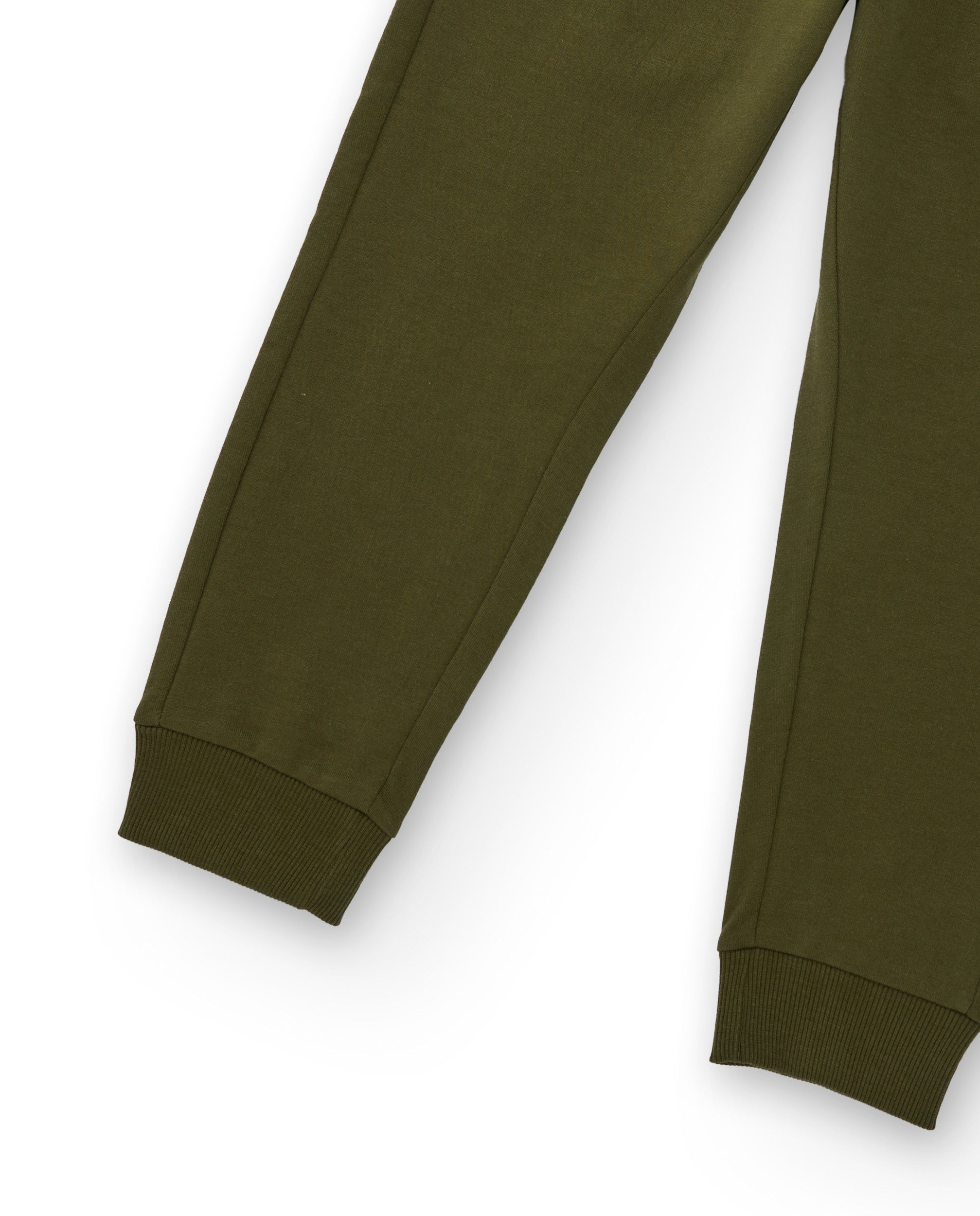 Pantalón jogger verde para niño con cintura ajustable