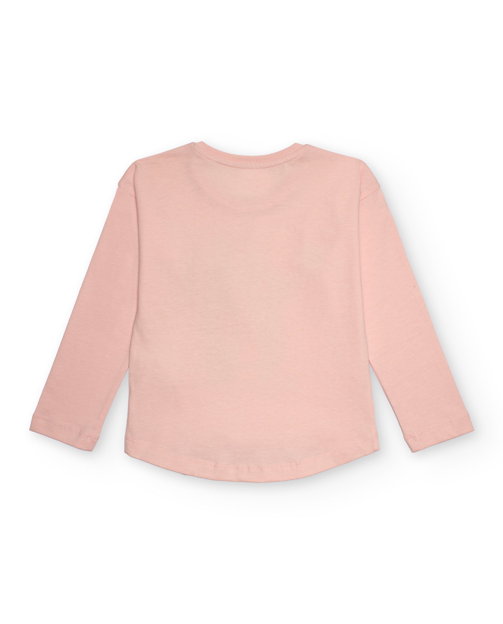 Camiseta rosa para niña con estampado de zapatillas de ballet