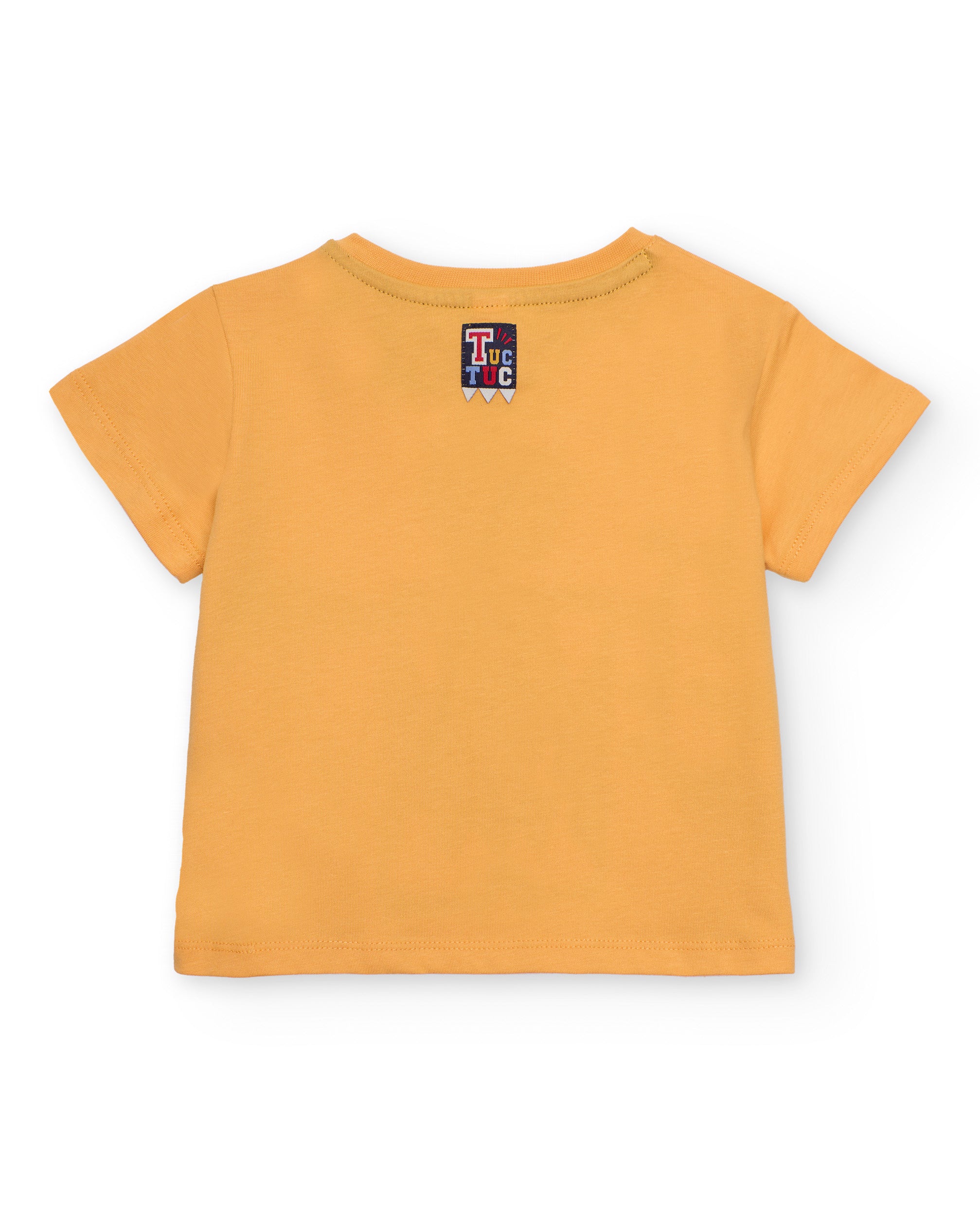 Camiseta de niño en amarillao con estampado gráfico divertido
