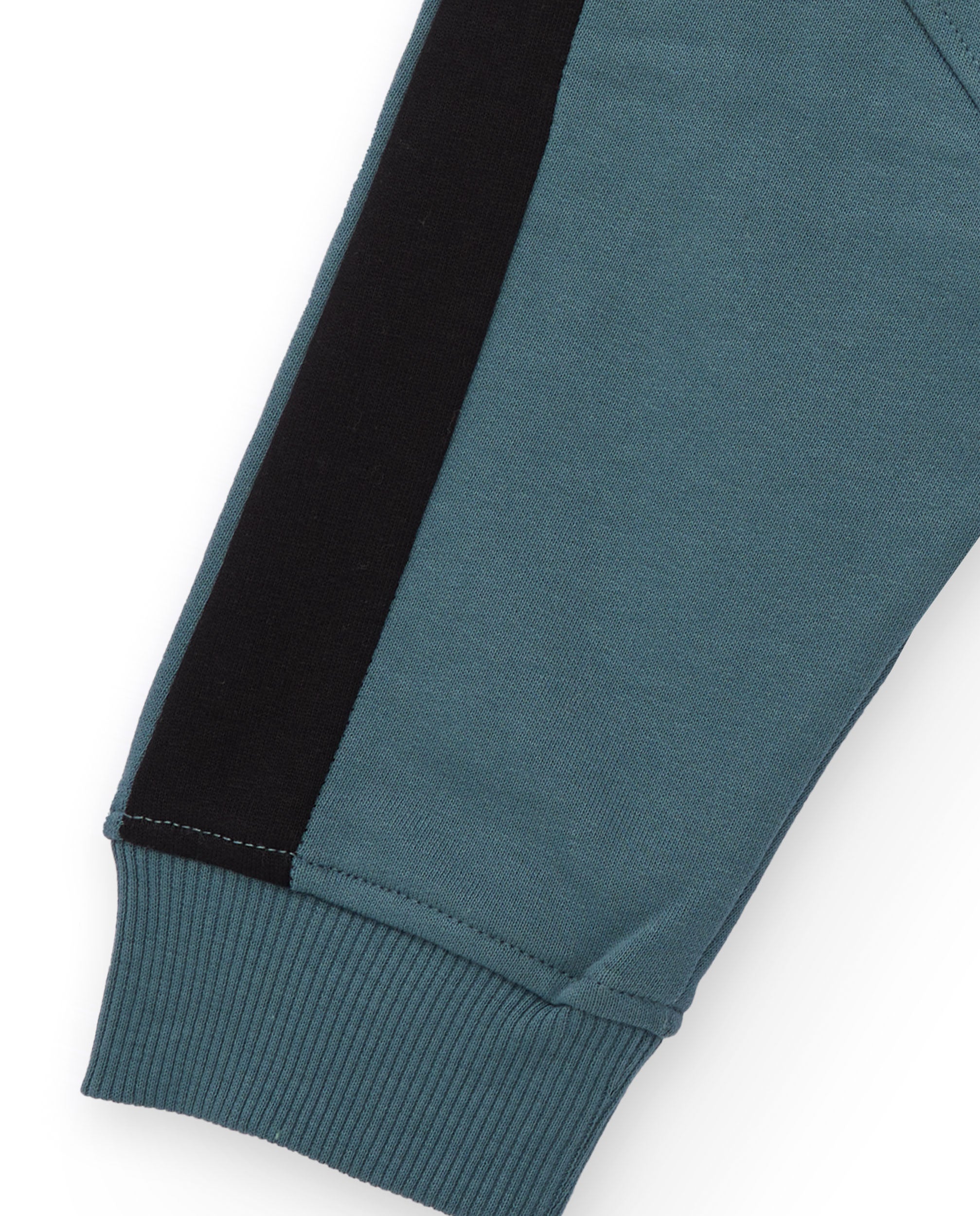 Pantalón de felpa para niño con detalle lateral
