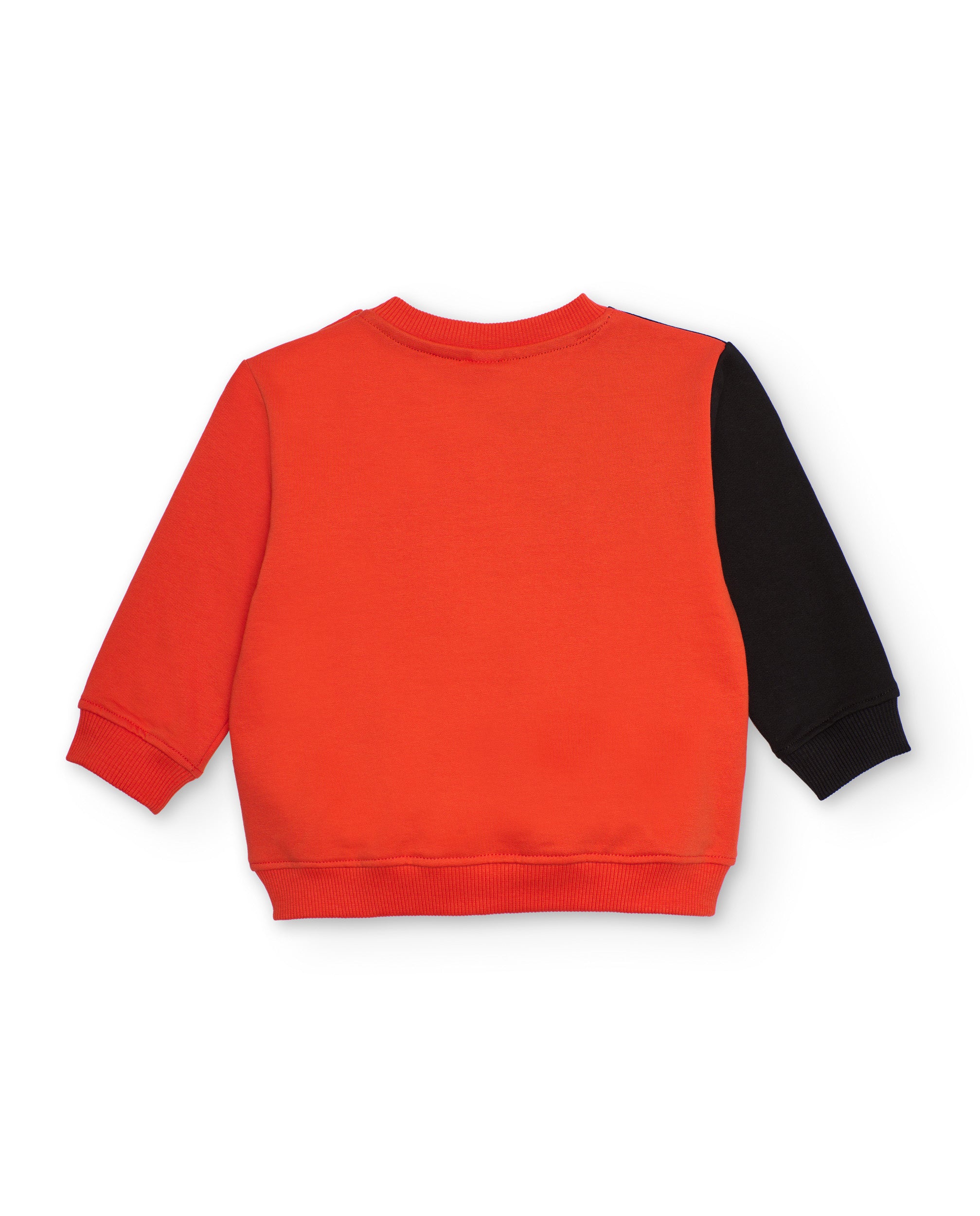 Sudadera para niño en naranja con lobo aullando
