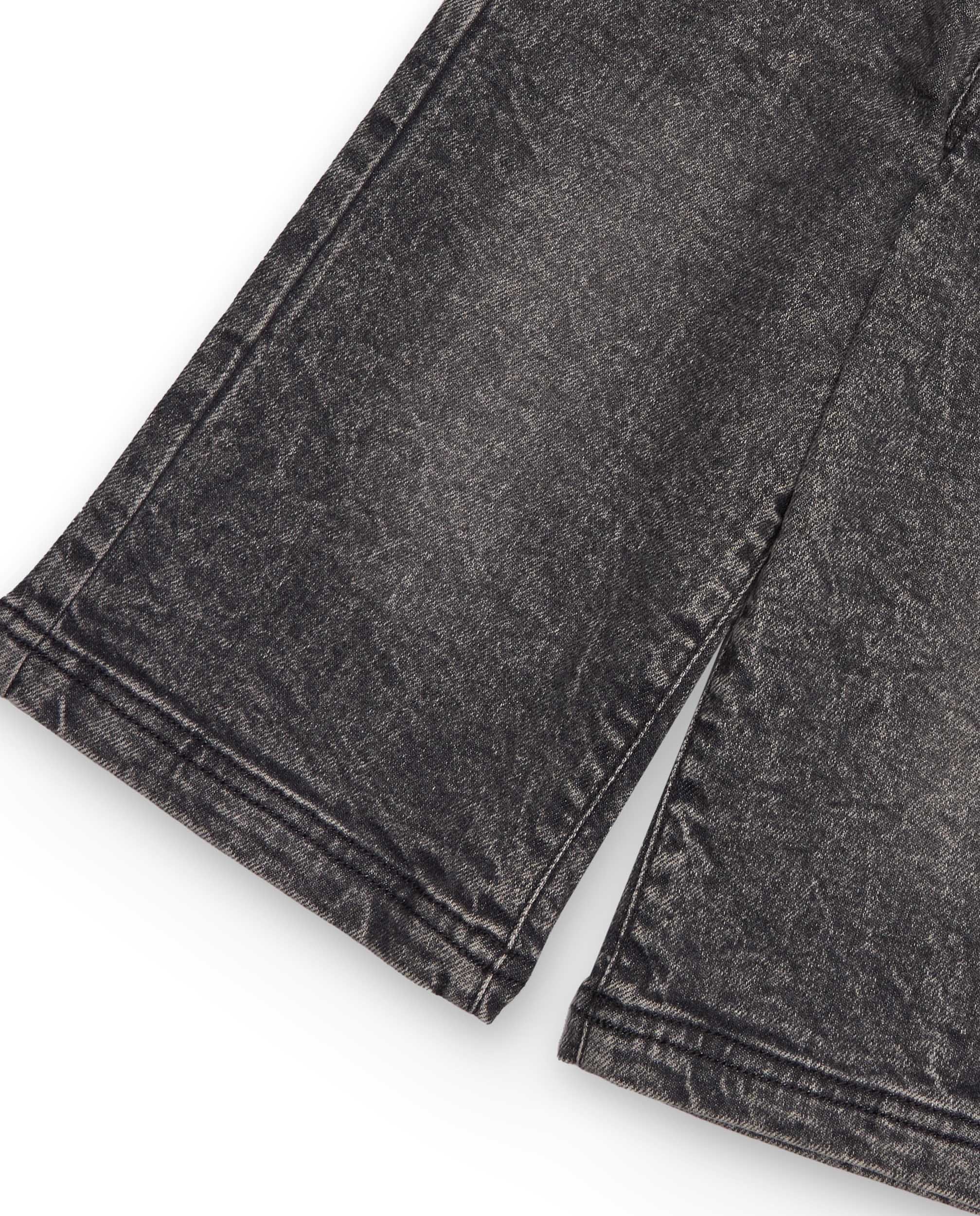 Pantalón largo denim de niña en gris lavado