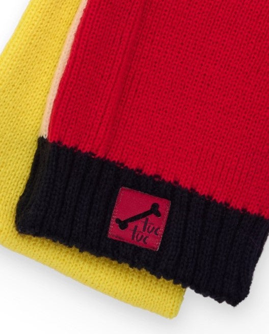 Bufanda para niño en multicolor con diseño divertido