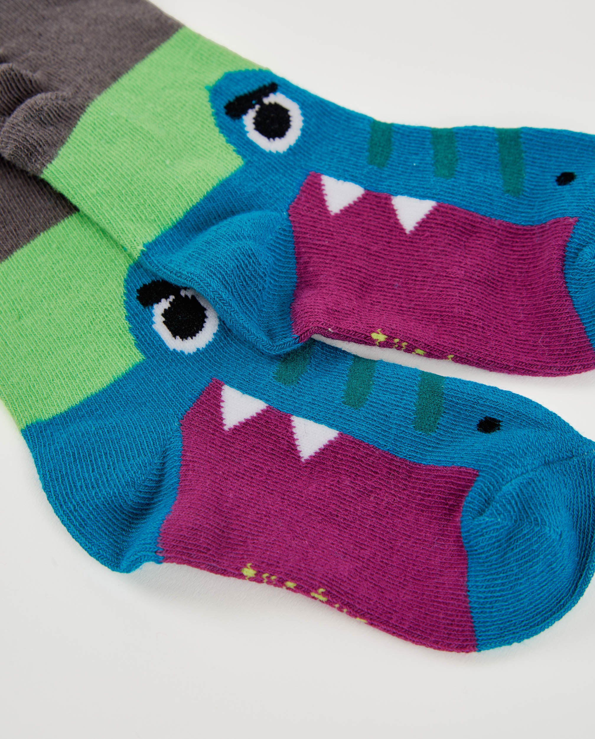 Pack de calcetines para niño con diseño de dinosaurios y