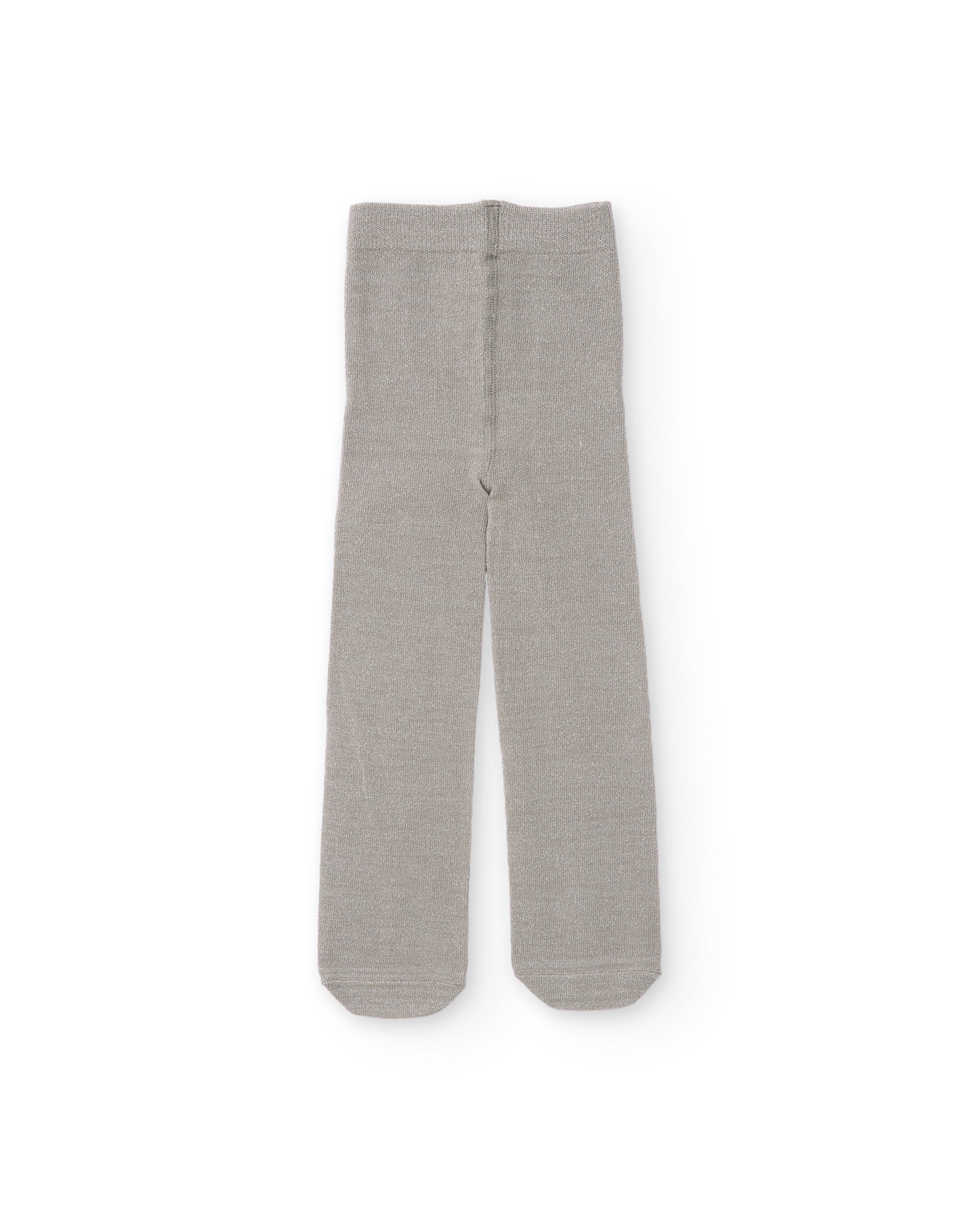 Pack de dos leotardos de niña en gris liso y fucsia con flores
