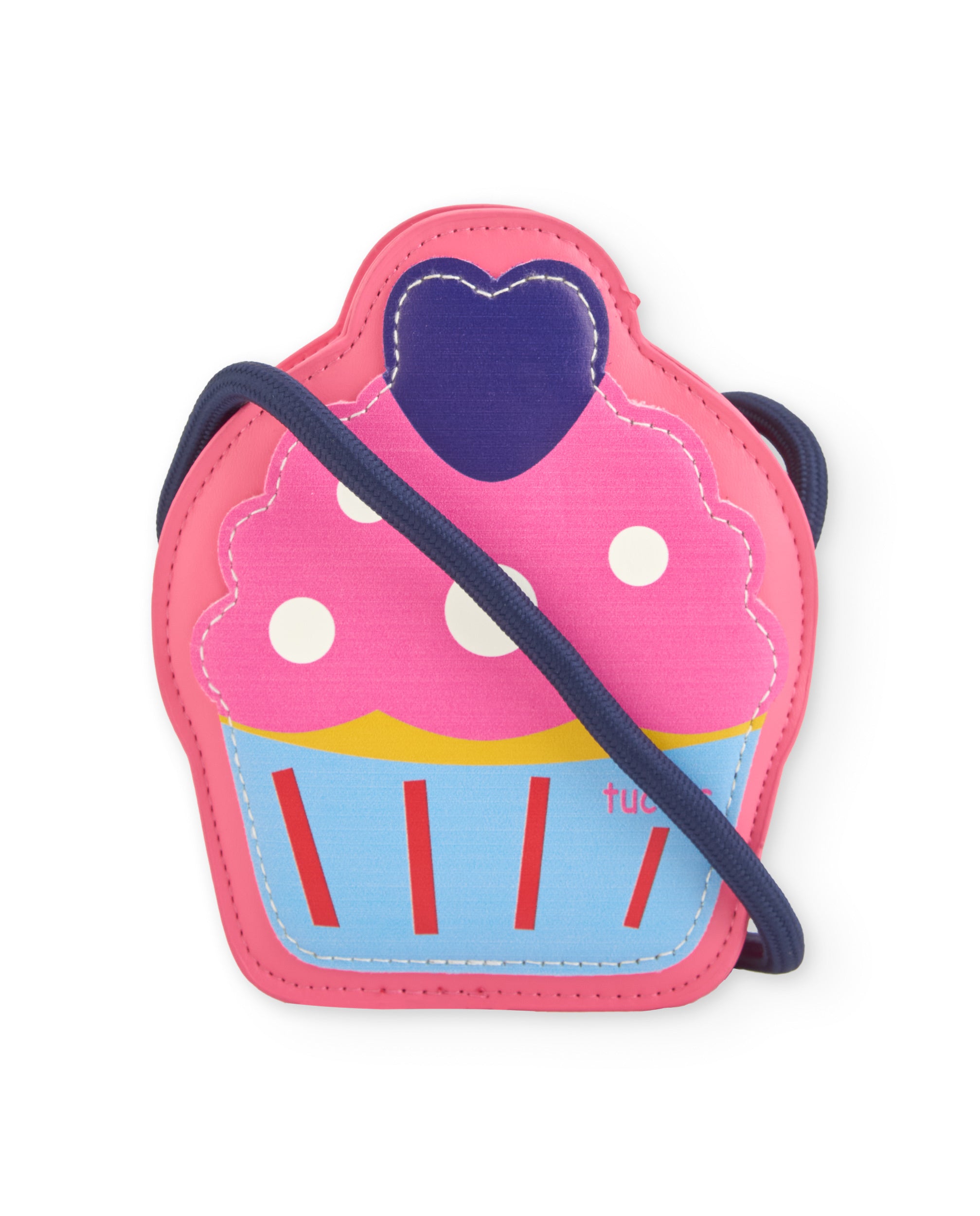 Bolso bandolera para niña con diseño de cupcake