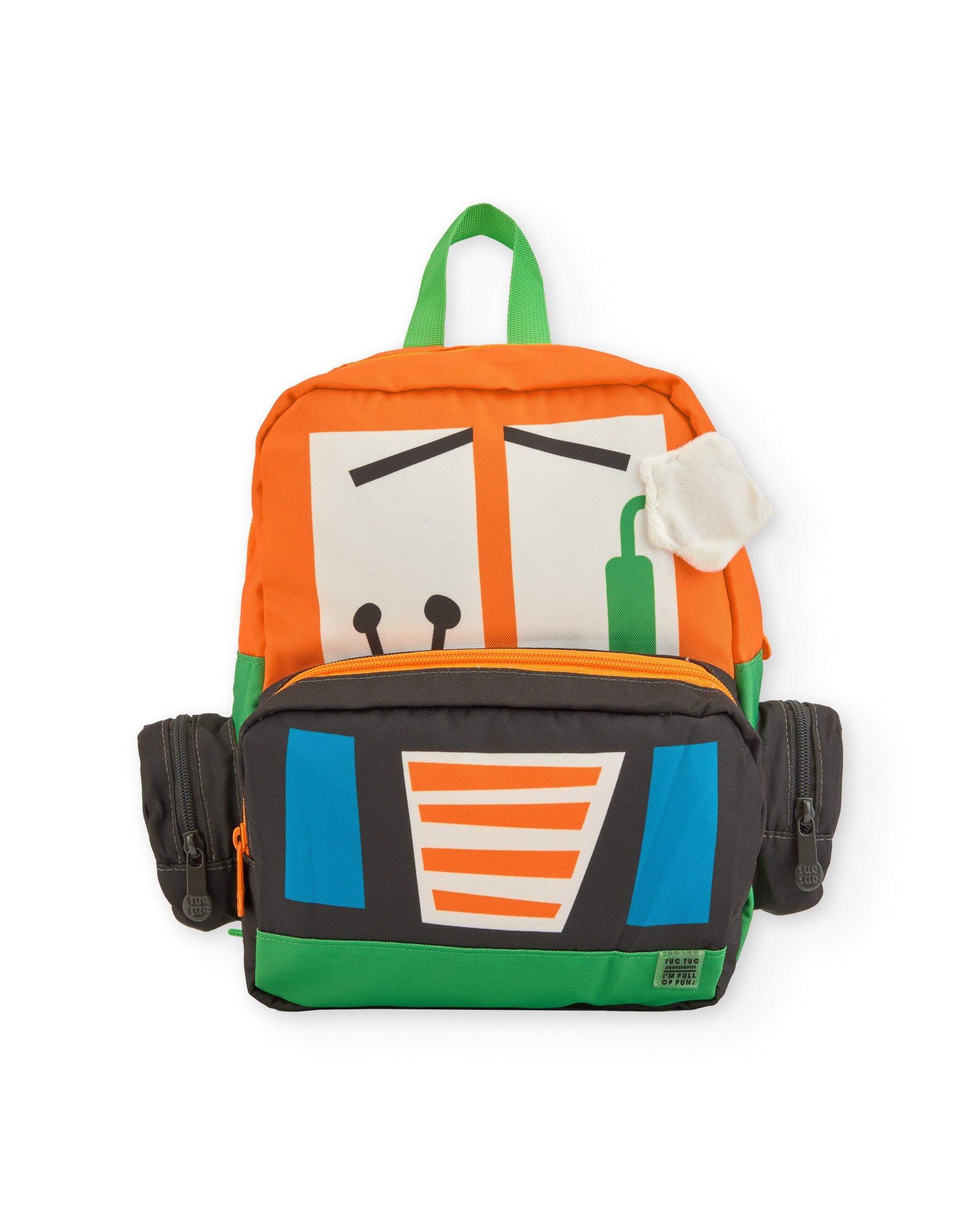 Mochila para niño multicolor con estampado de camión