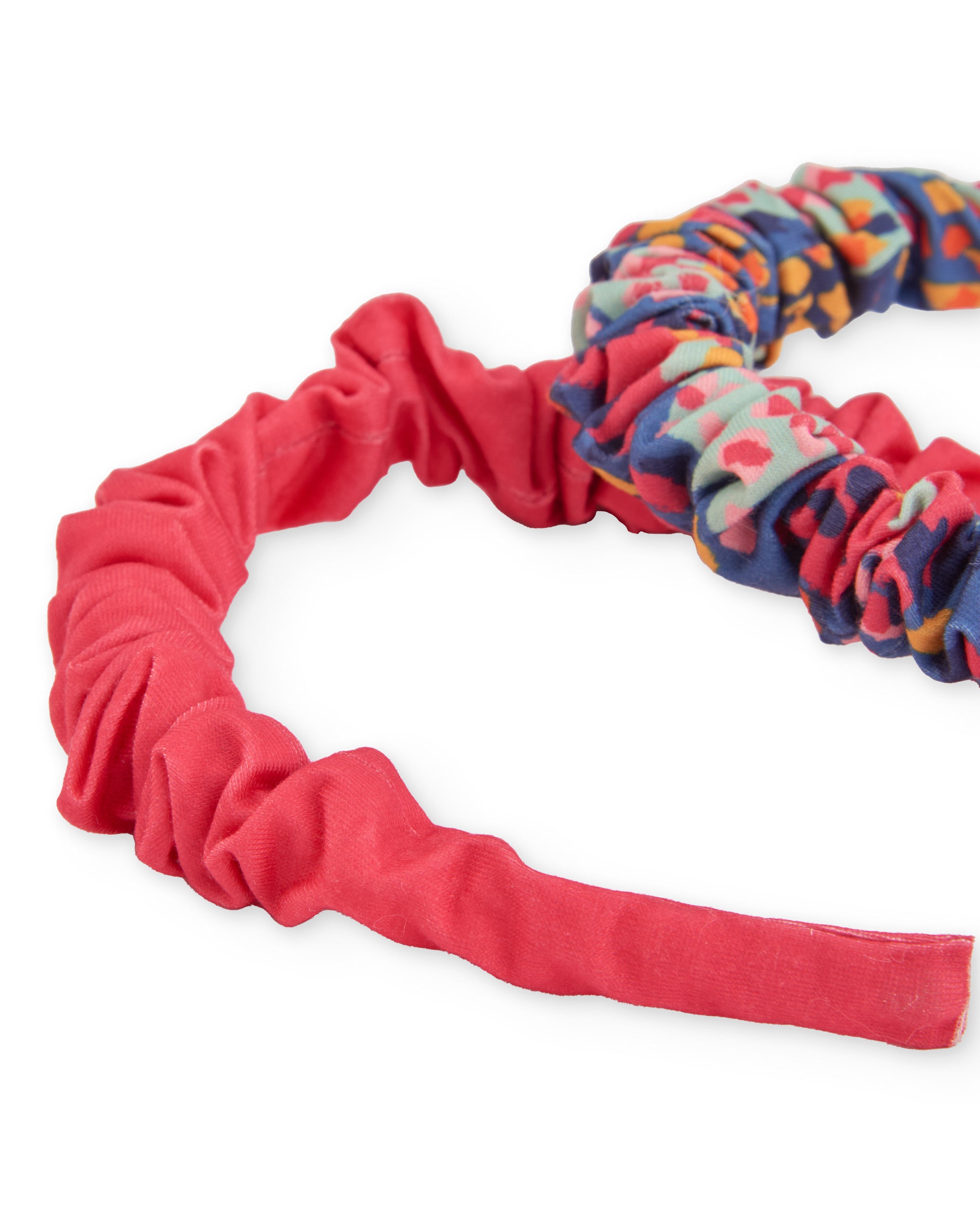 Set de diademas de niña en color rojo liso y estampado