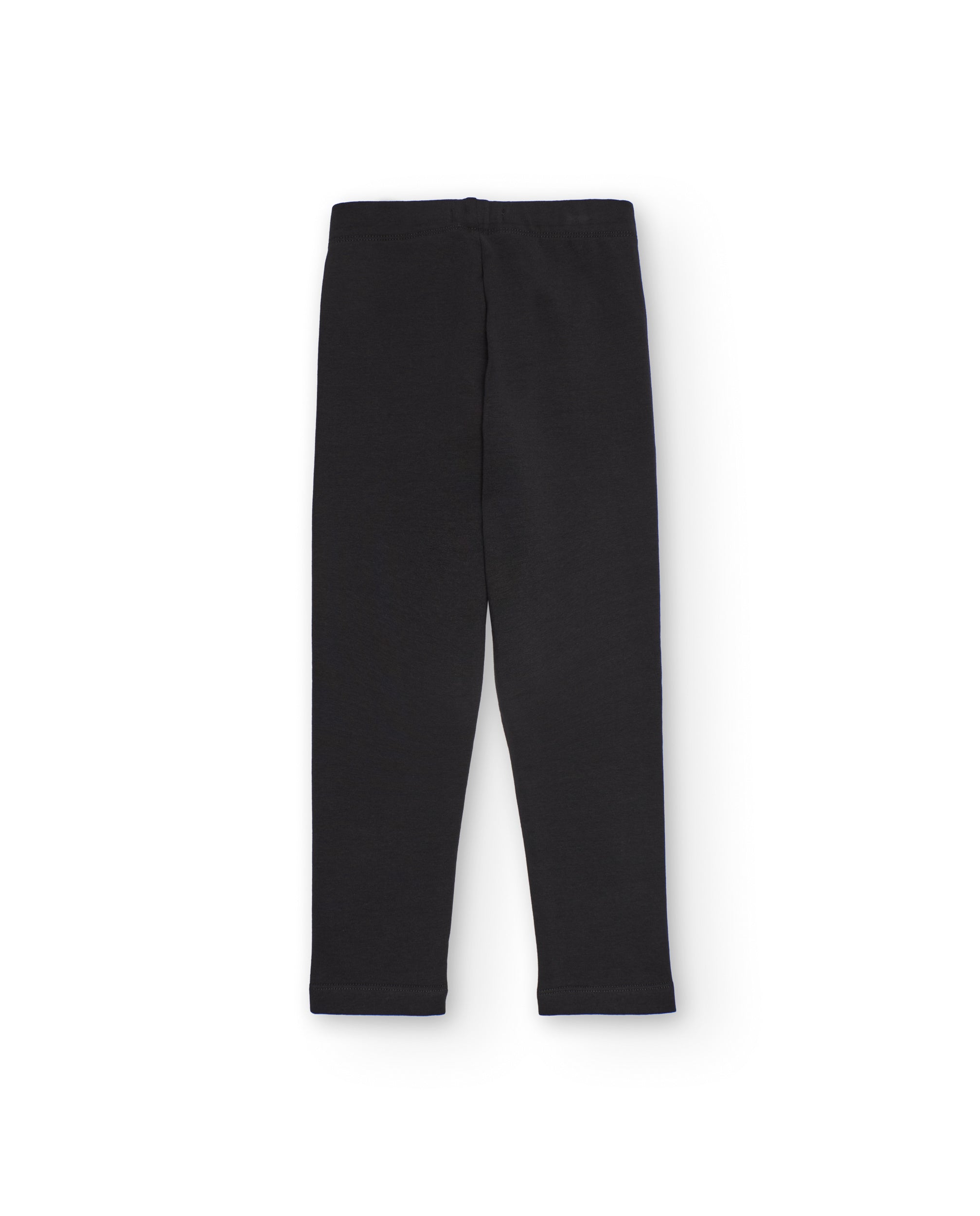 Legging para niña en gris oscuro con detalle de tachuelas