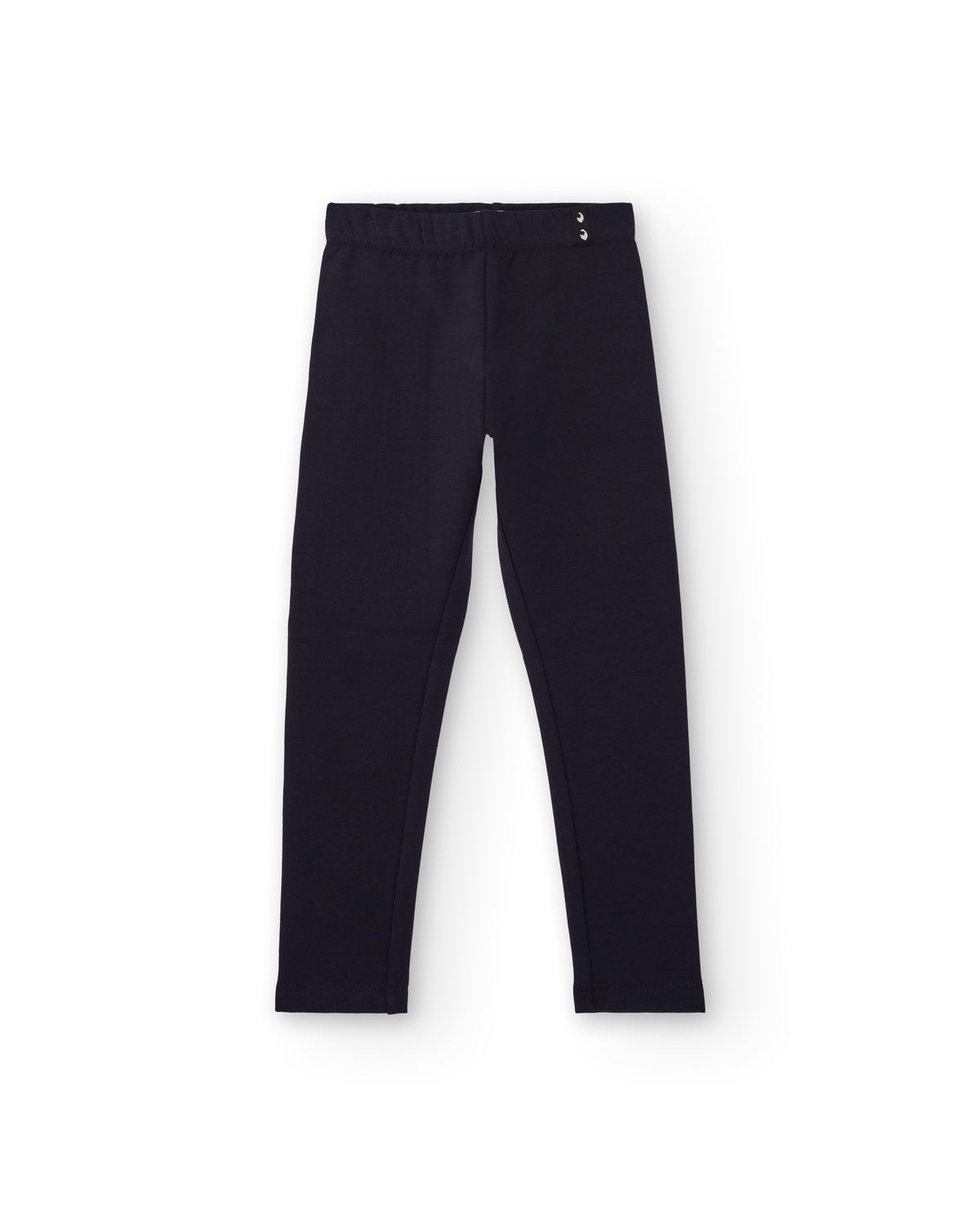 Legging para niña en azul marino con detalle metálico